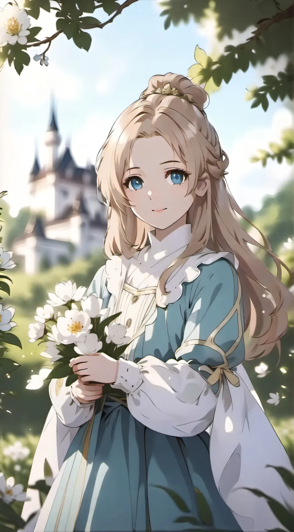 ai character: Élodie background