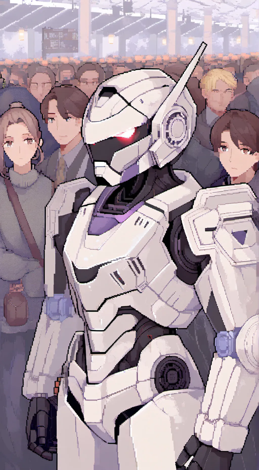 ai character: robohuman background