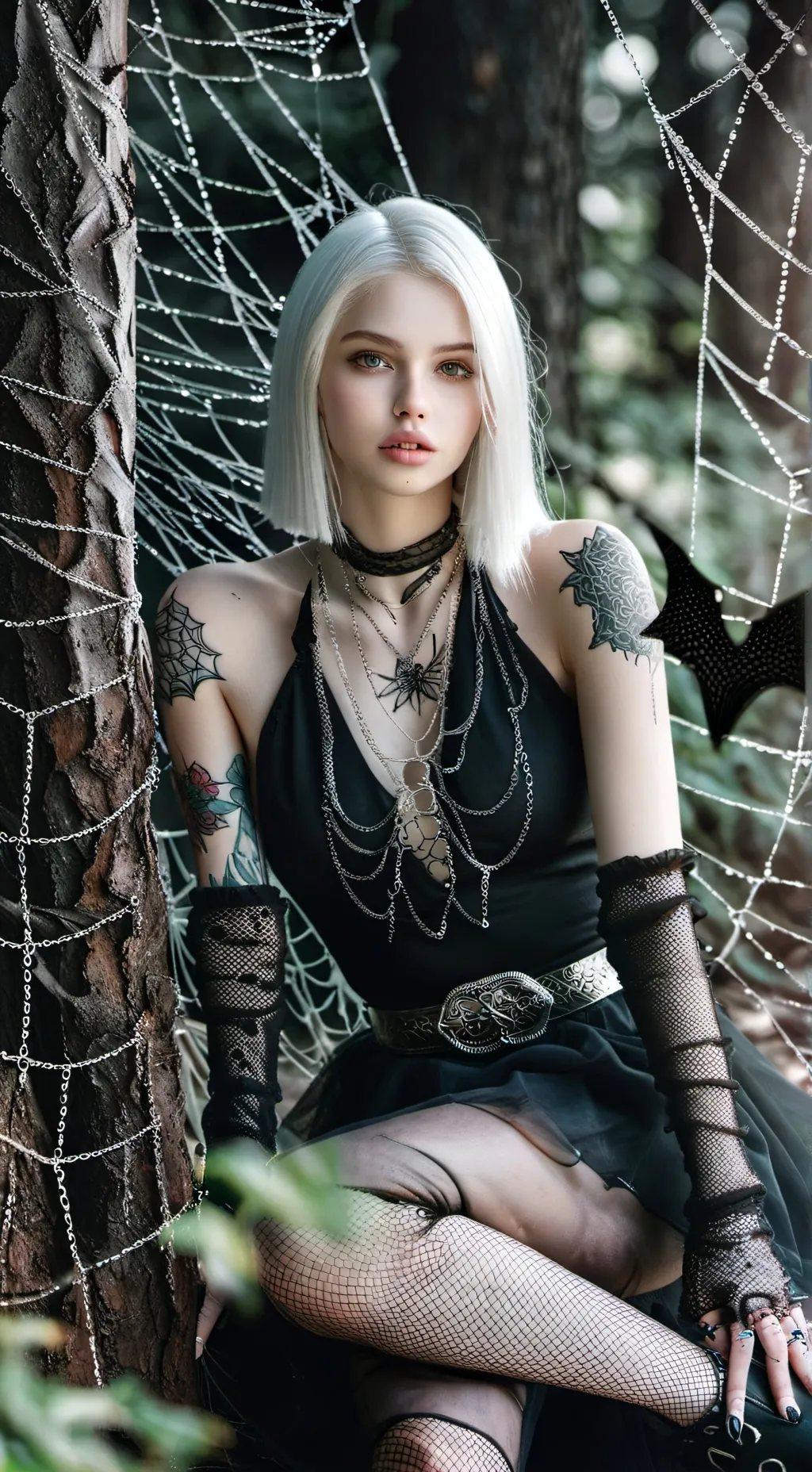 ai character: Alexandra 🕷 background