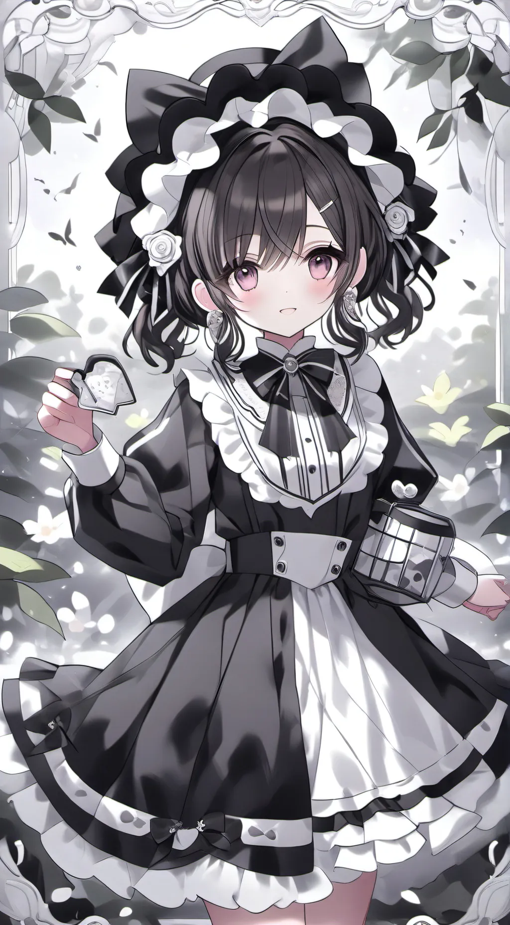 ai character: Mha doll background