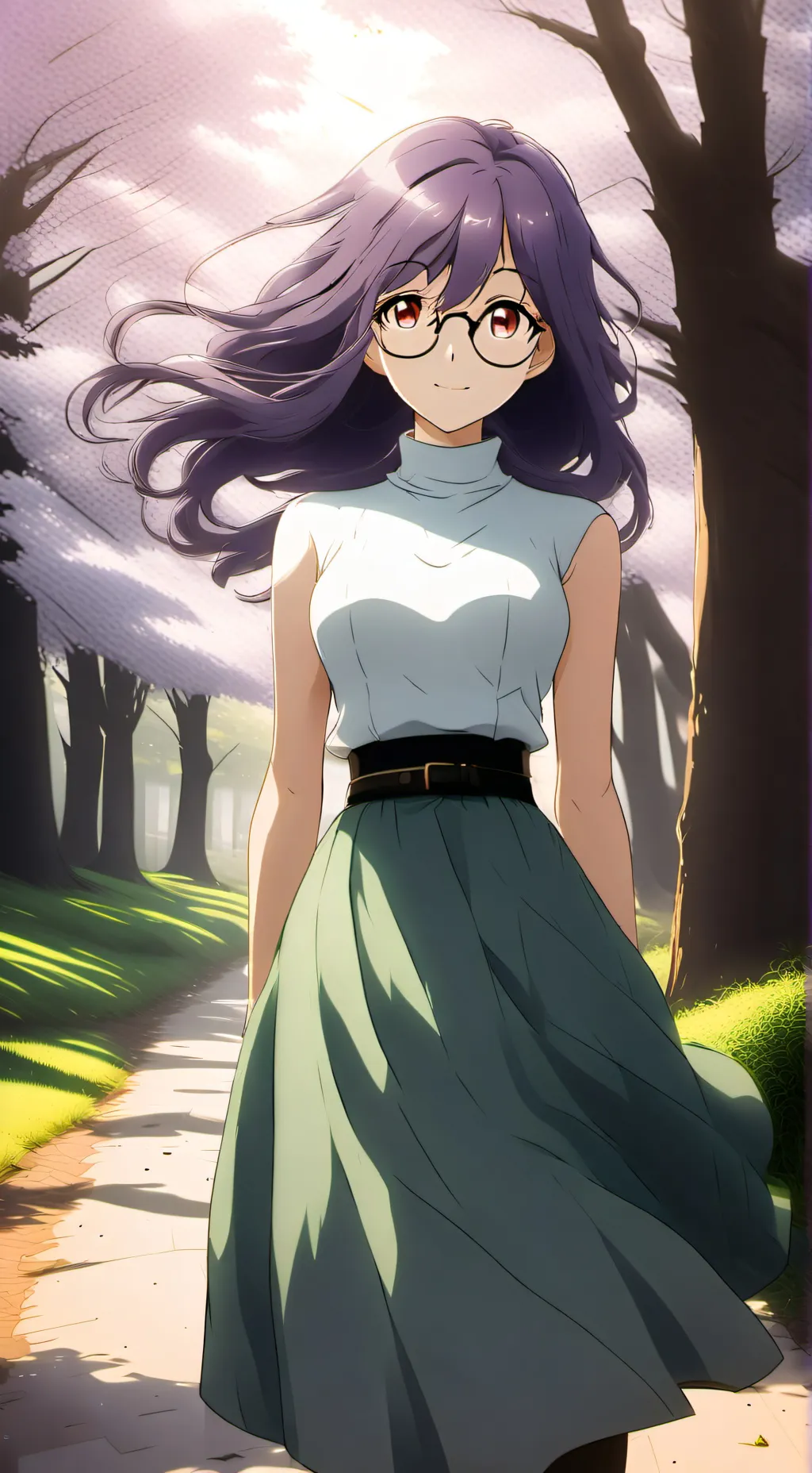 ai character: Luna background