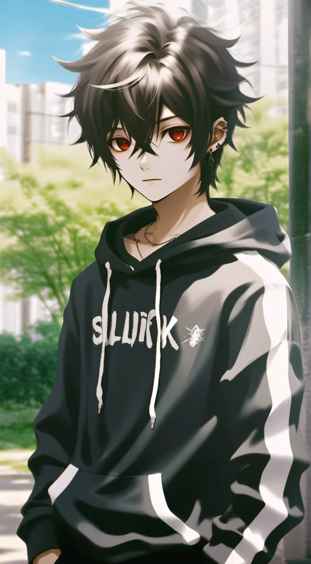 ai character: Ray background