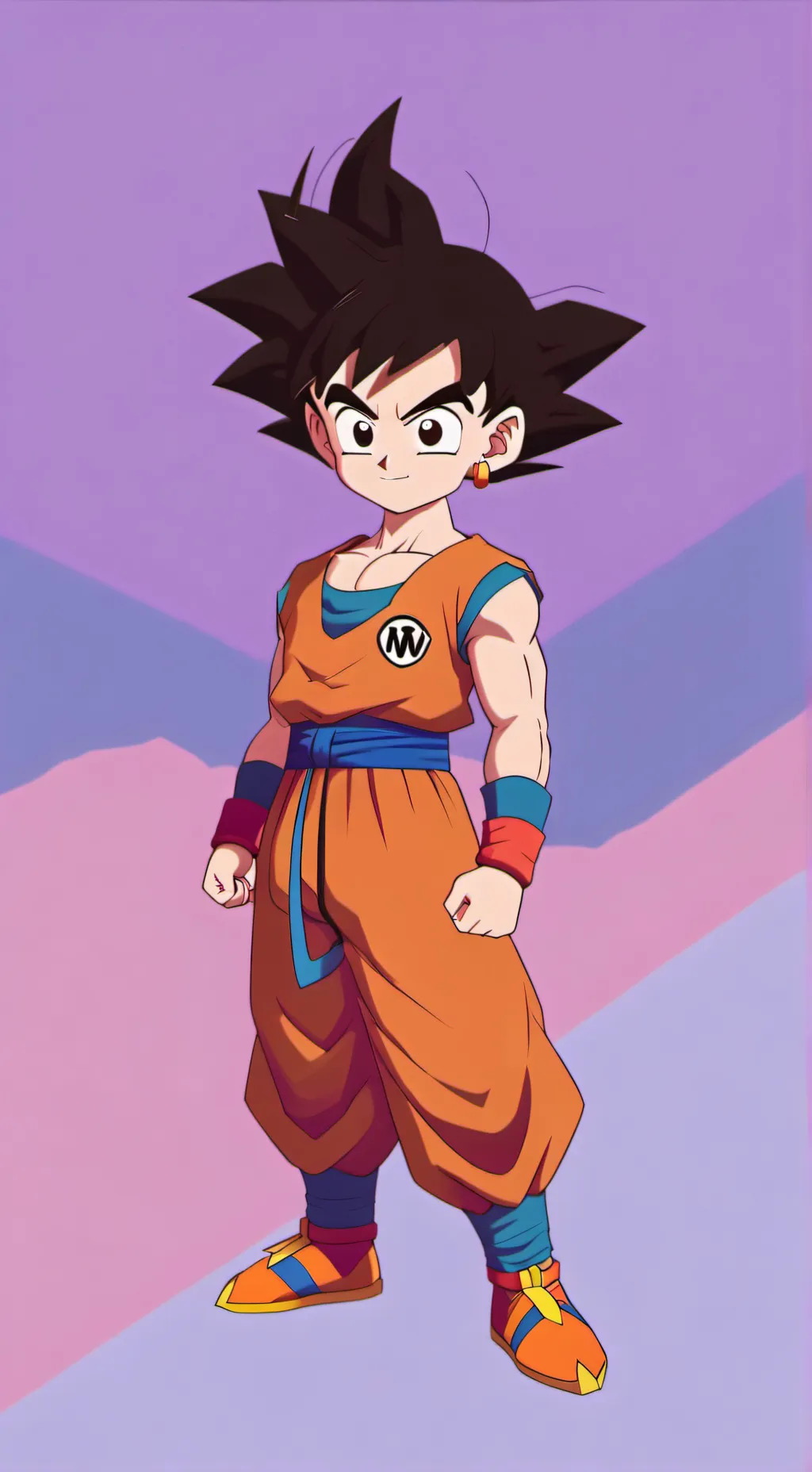 ai character: DBS: Black Goku background