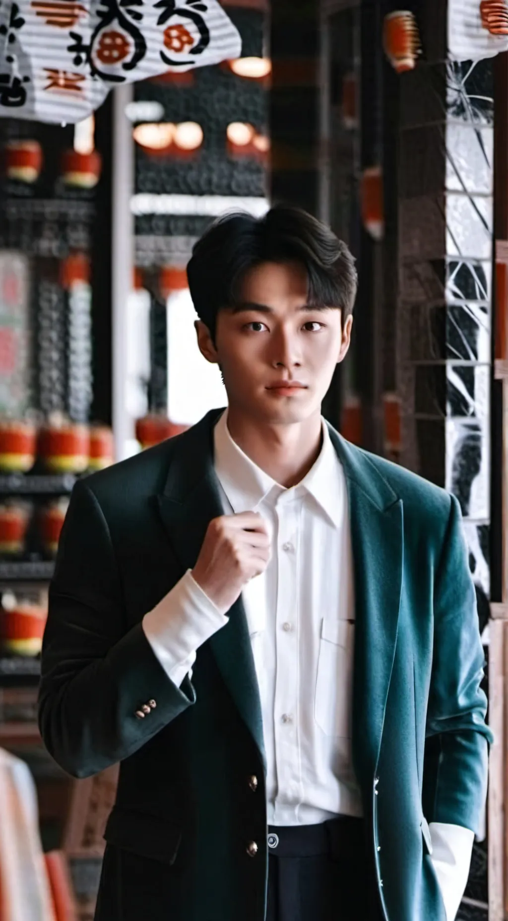 ai character: Cheong san  background