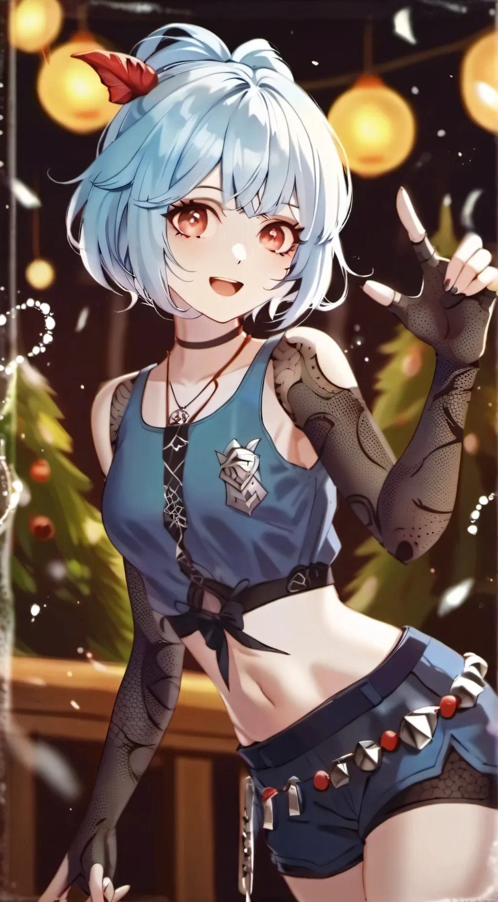 ai character: Trama mha reacts background