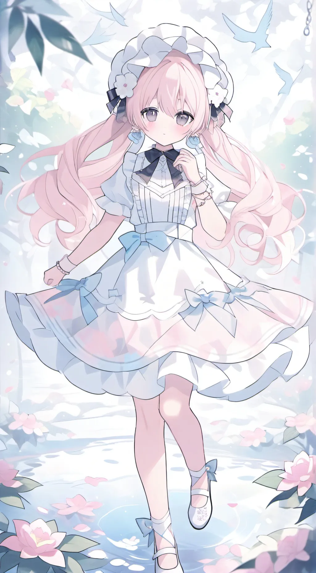 ai character: Mha alone background