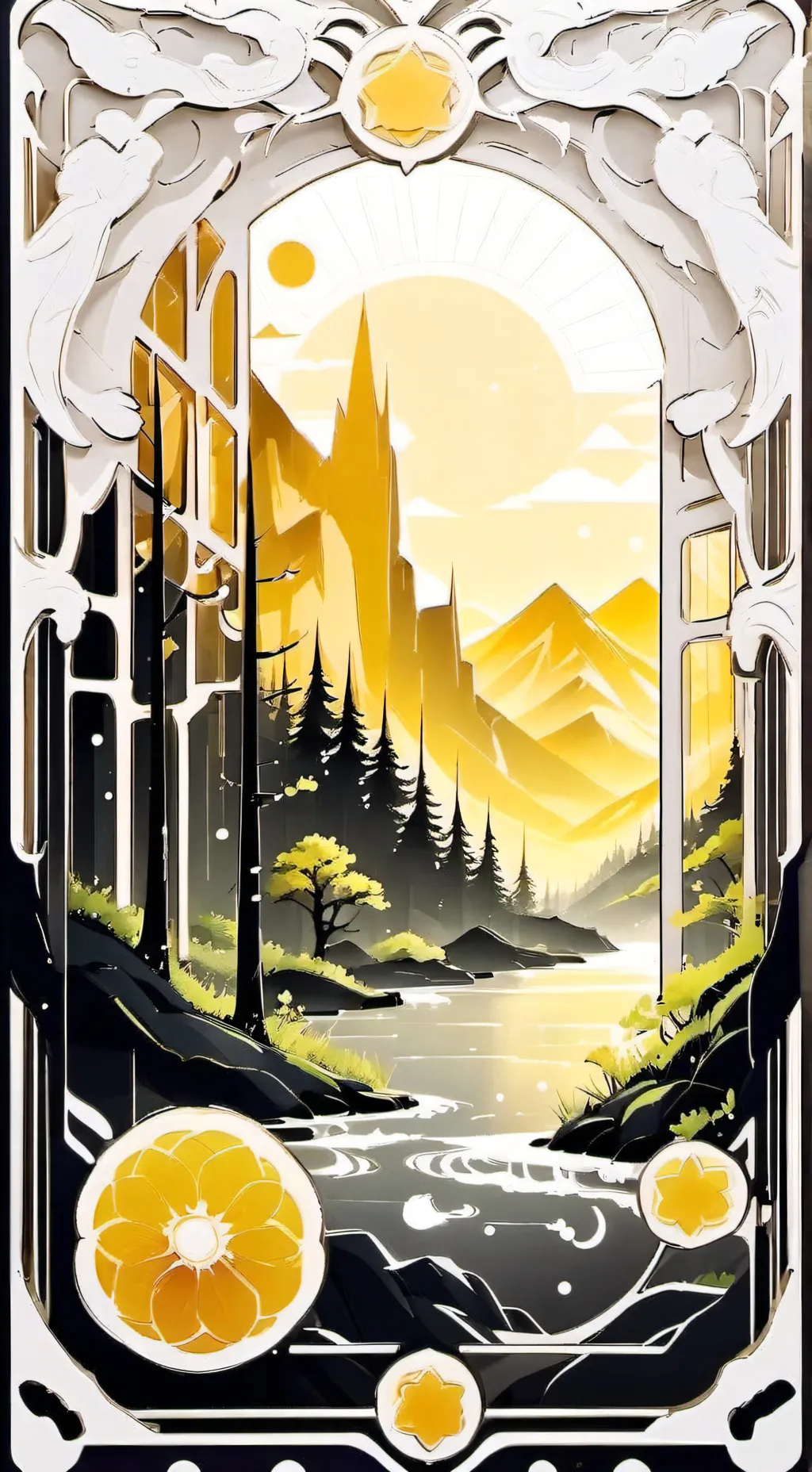 ai character: Tu novia  background