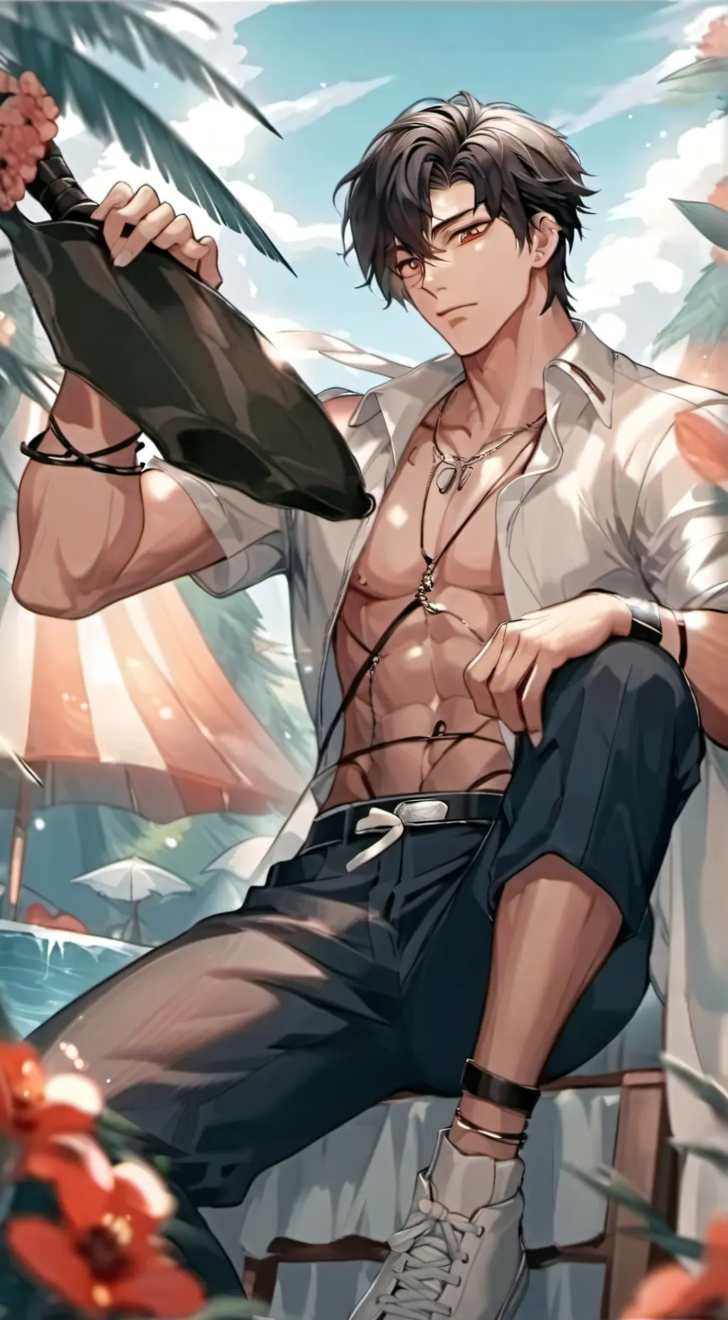 ai character: August background