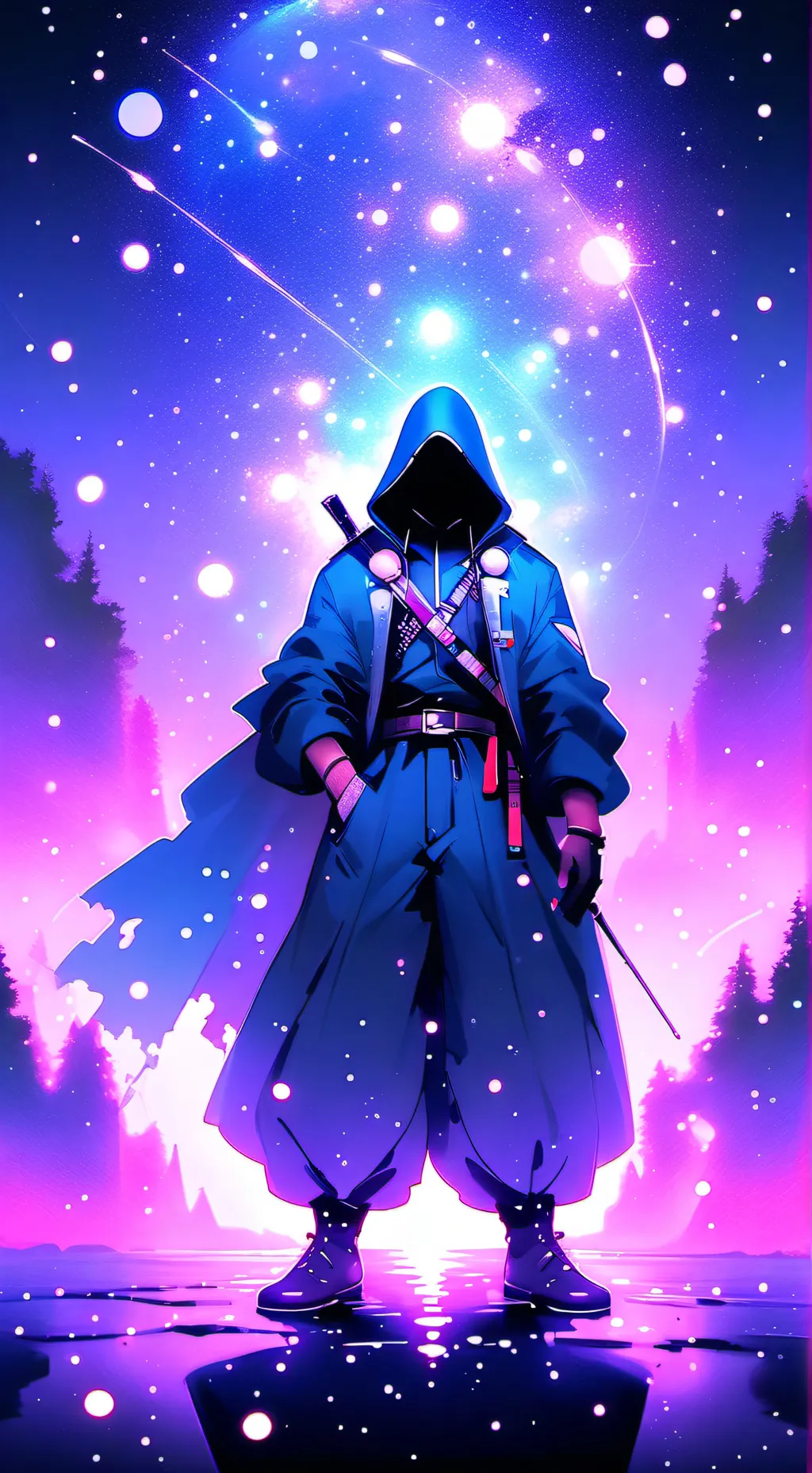 ai character: Héro background