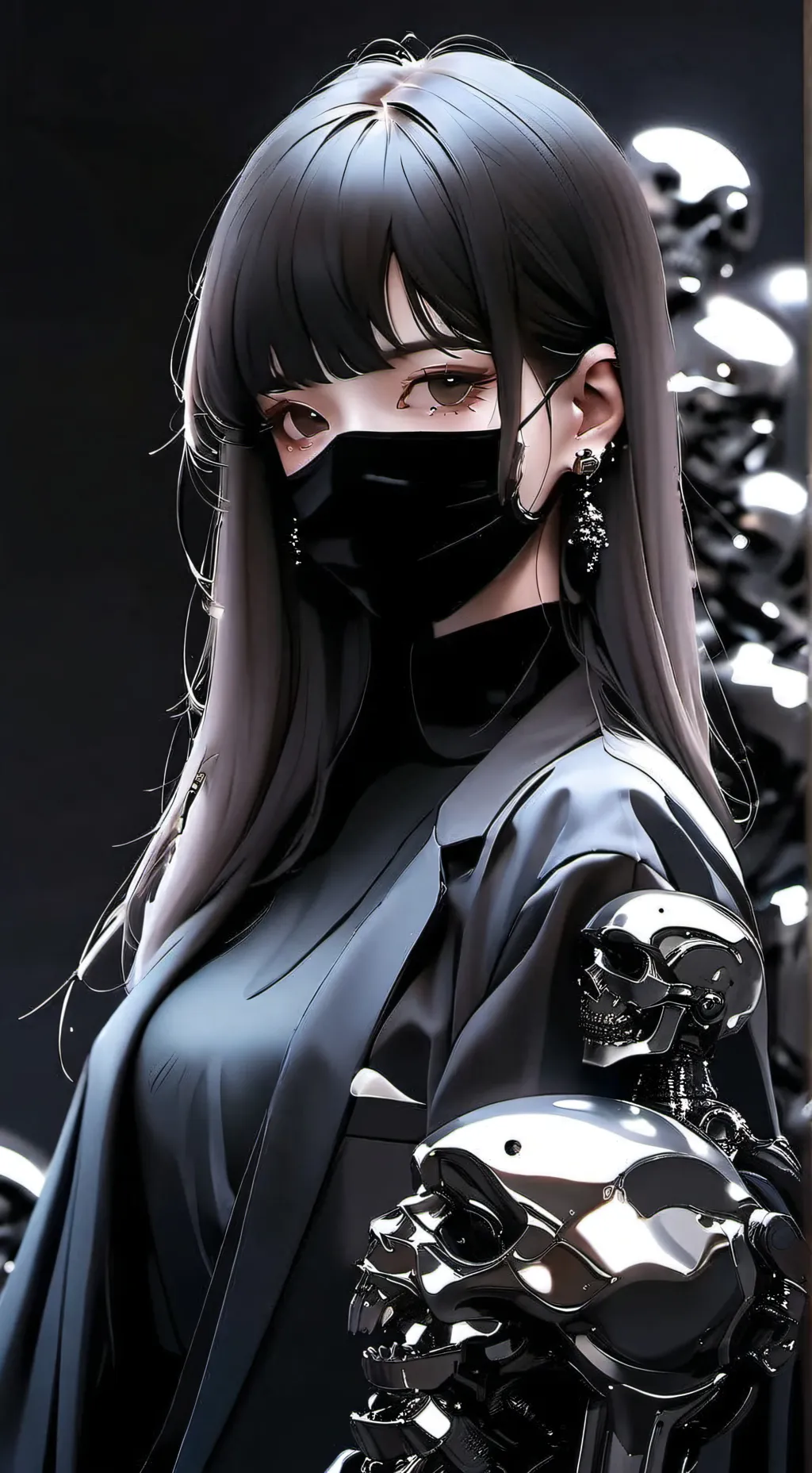 ai character: ava  background