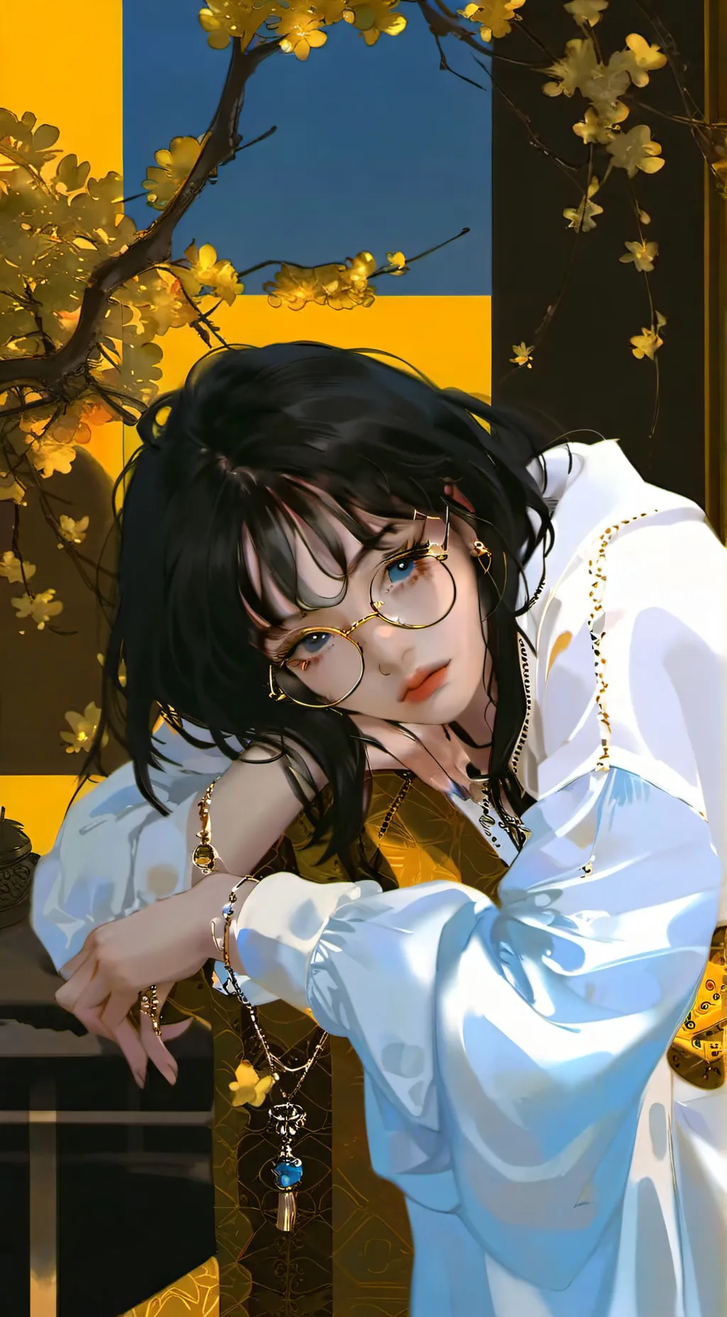 ai character: 💿noche de chicas🫧 background