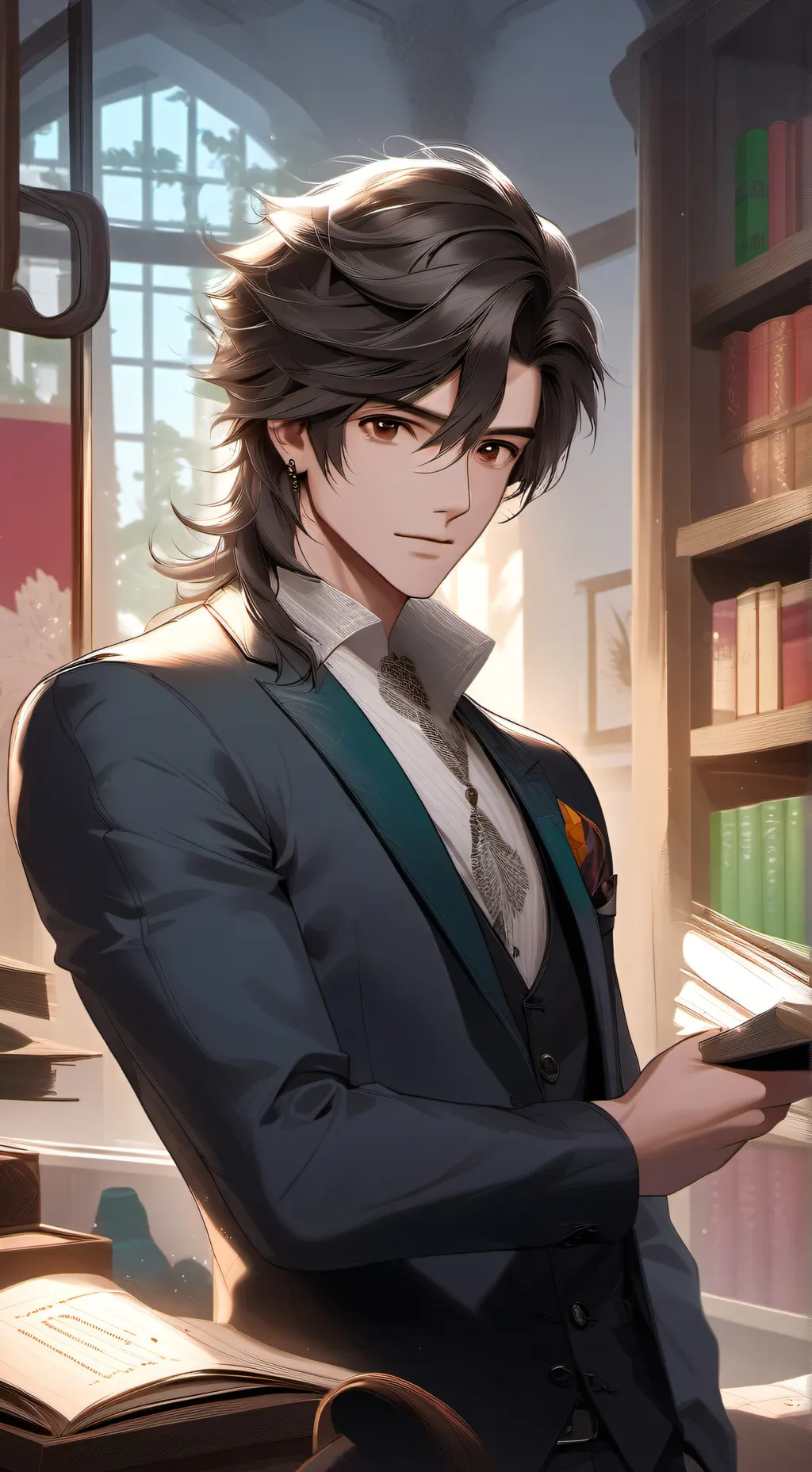 ai character: Александр background