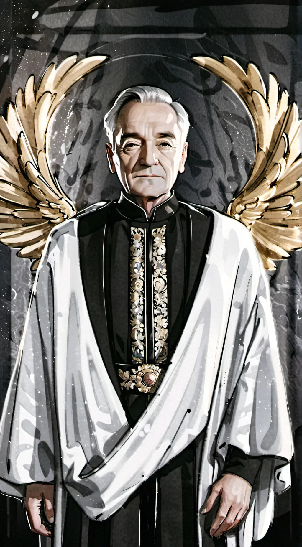 ai character: Old guy background