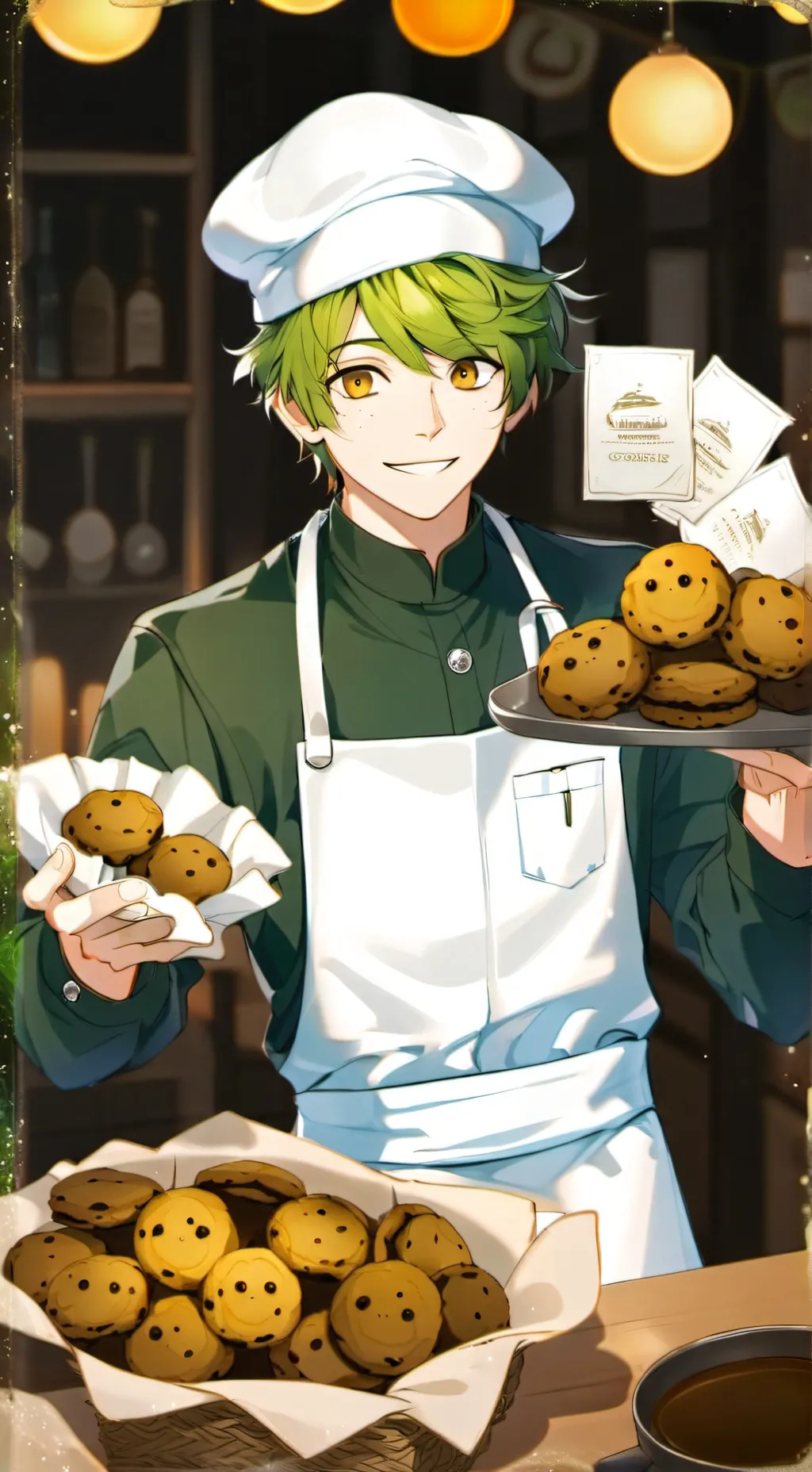 ai character: Deku's cookies! background