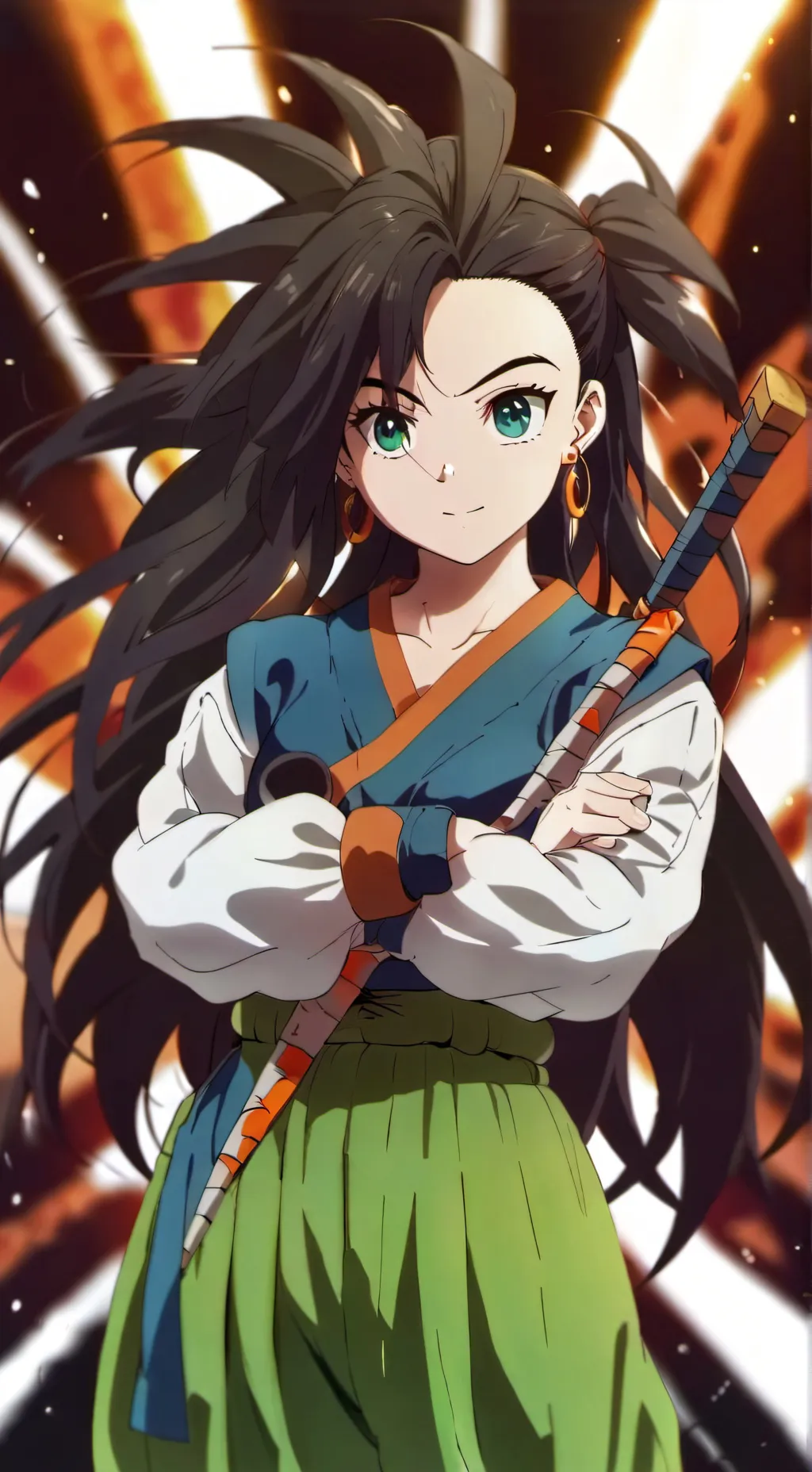 ai character: Mizuna background