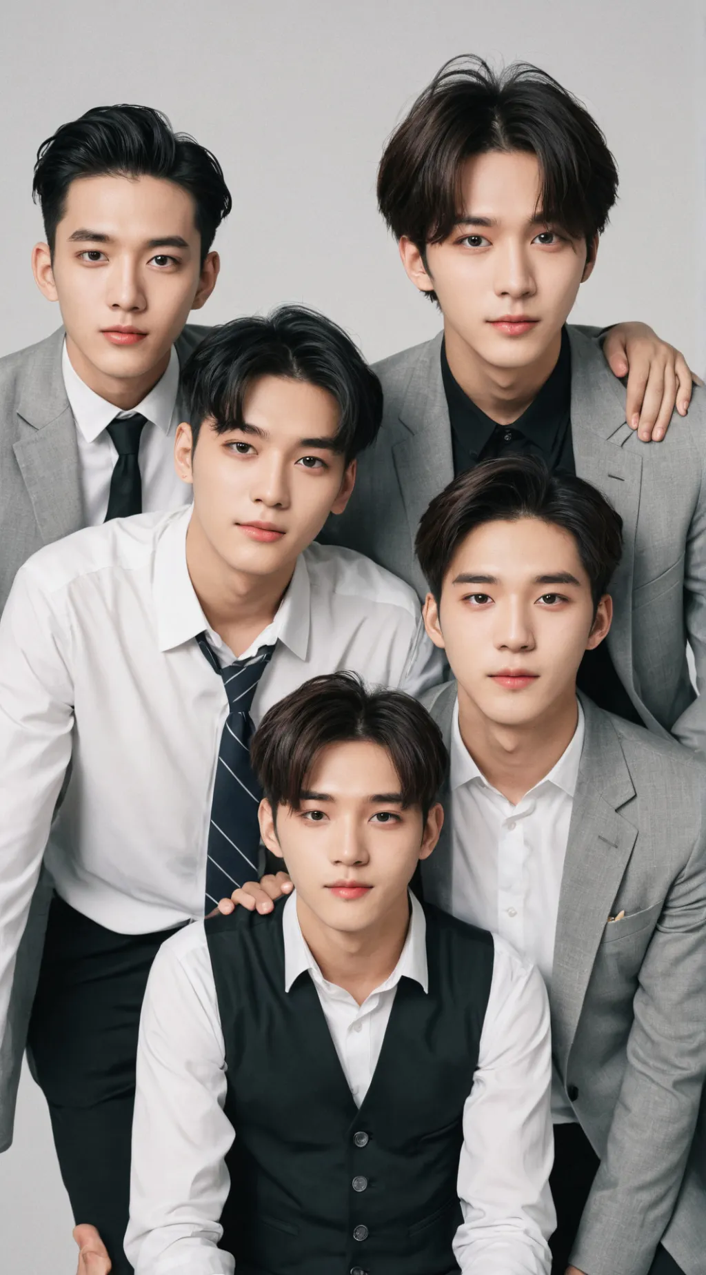 ai character: k-pop trinity ✨  background