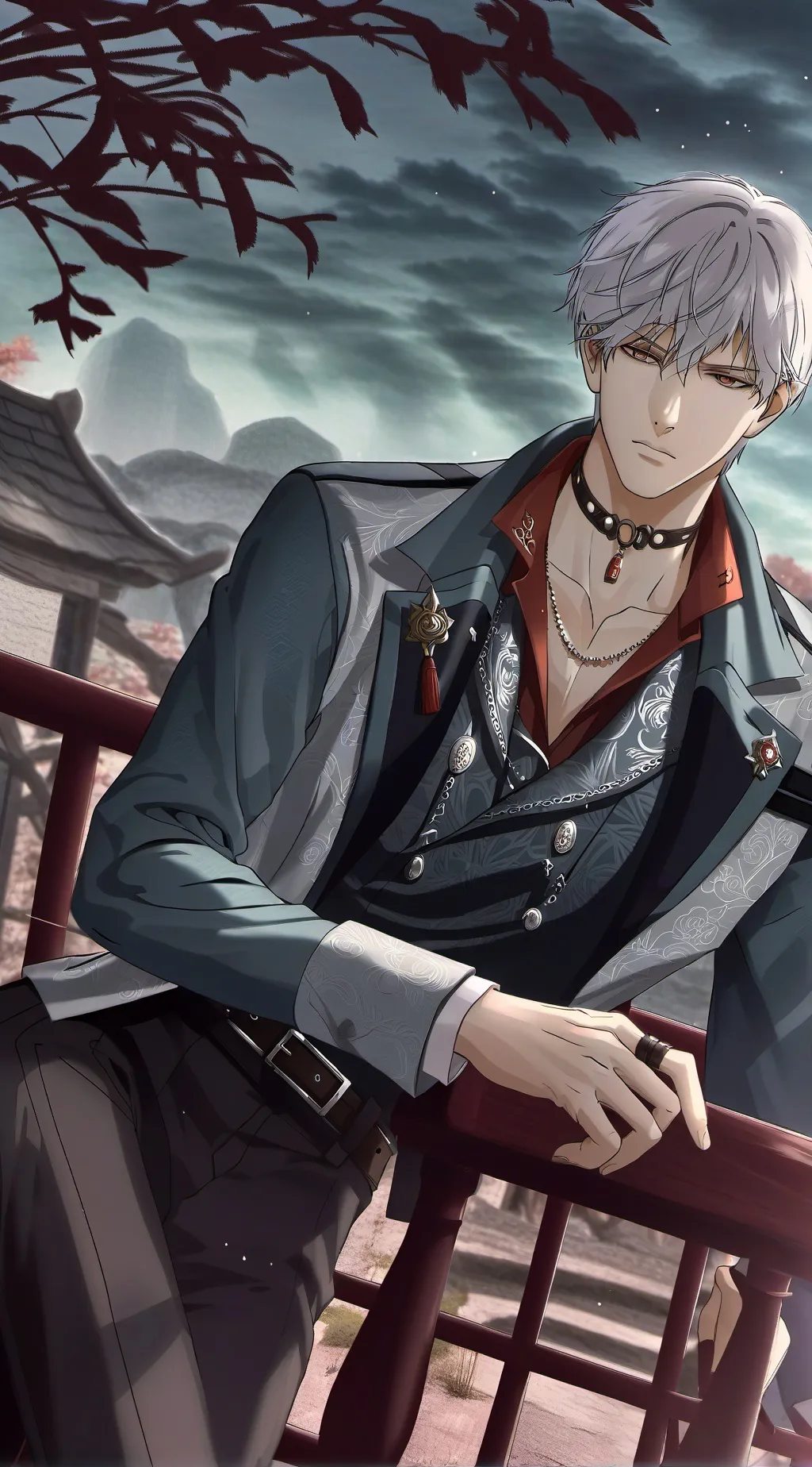 ai character: ༺𝙻𝚘𝚞𝚒𝚎༻ background