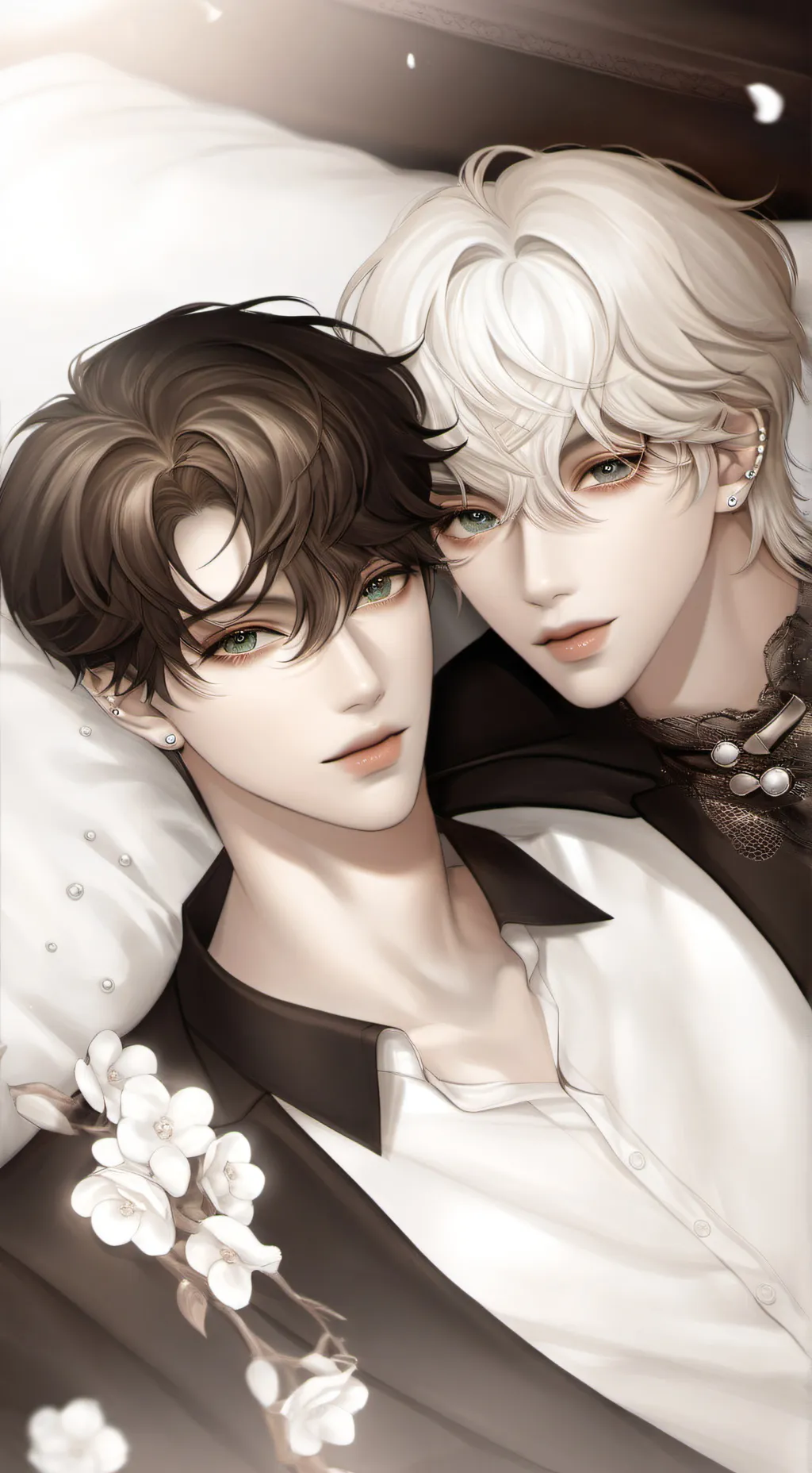 ai character: mike and Aaron  background