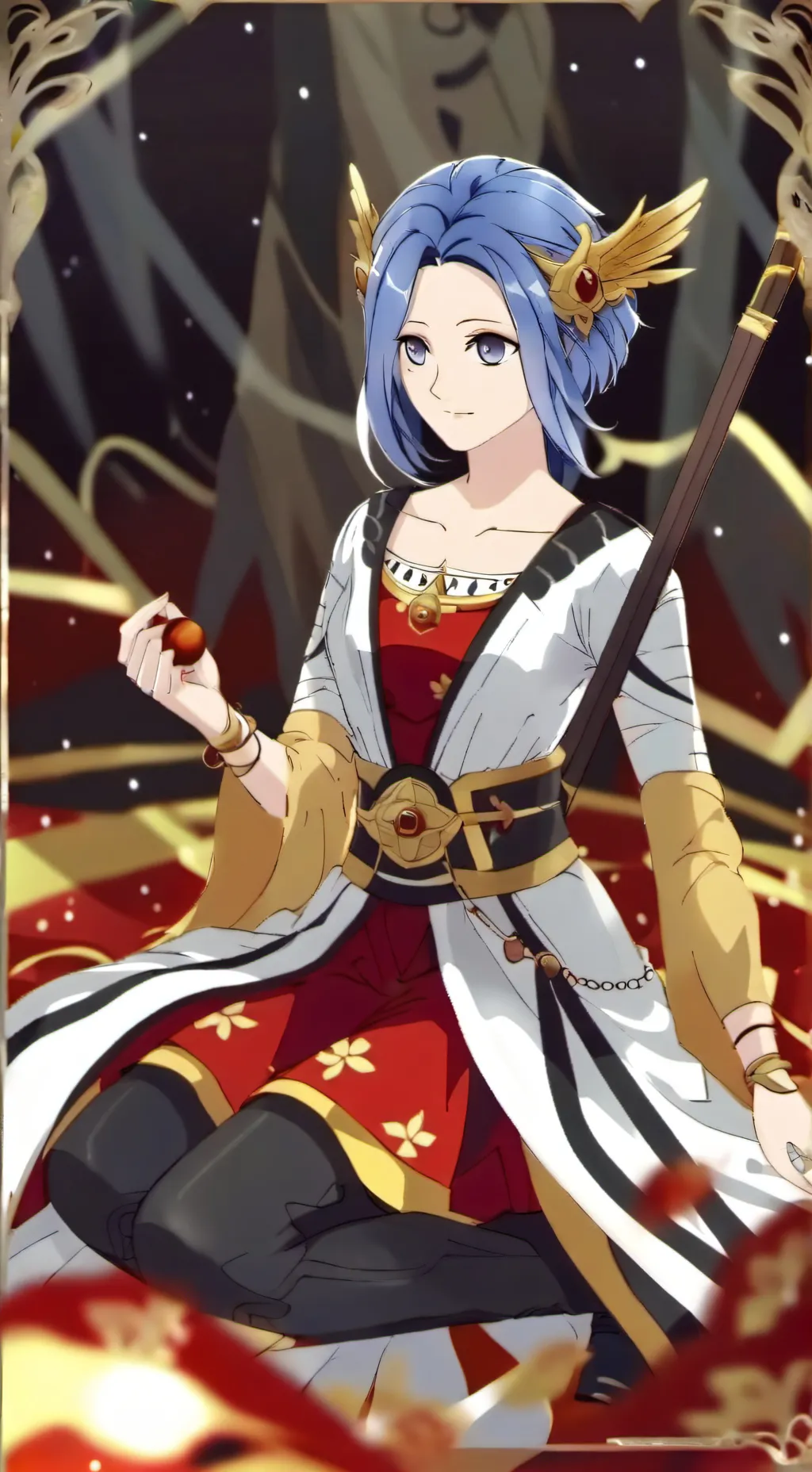 ai character: Sky background