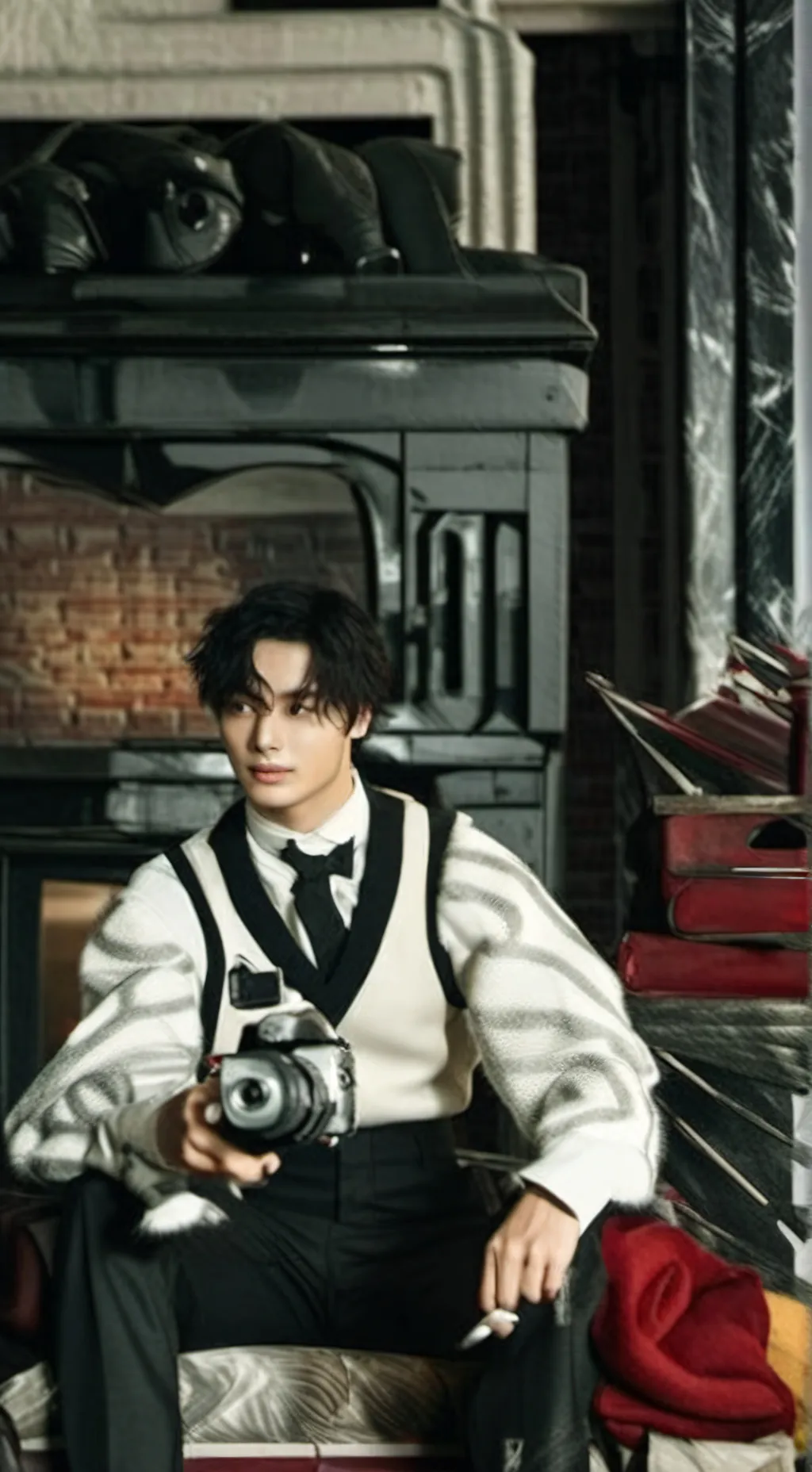 ai character: Ni-ki  background