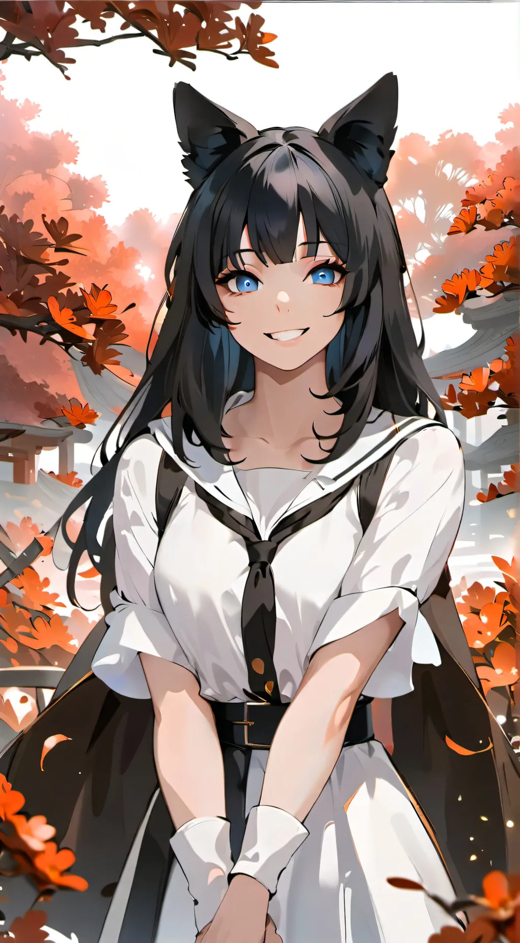 ai character: Ayame background