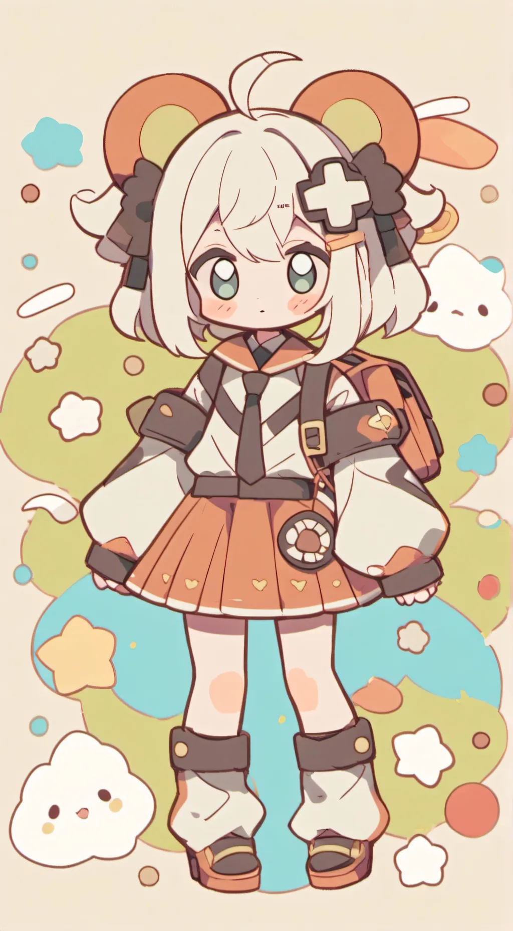 ai character: Kny check yo phone background