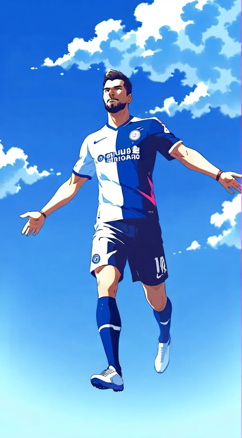 ai character: CRUZEIRO EC MG background