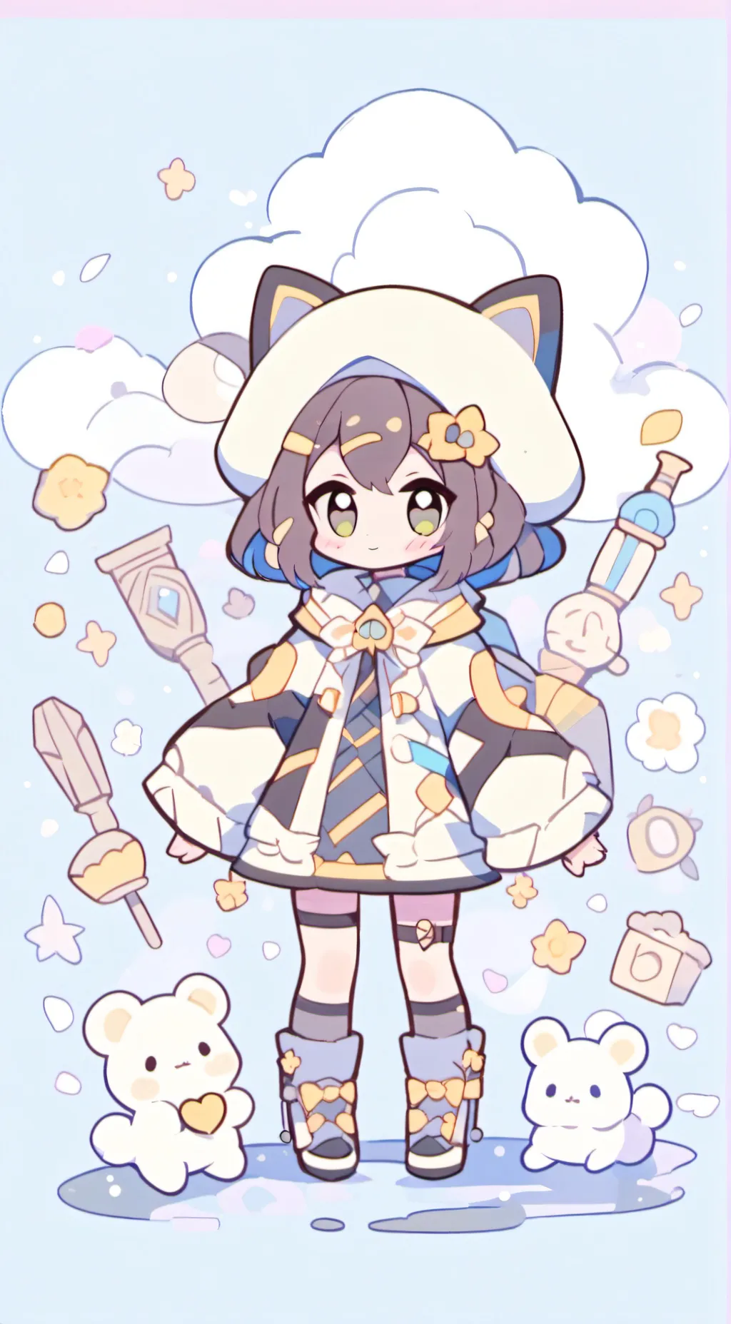 ai character: TTS human AU background