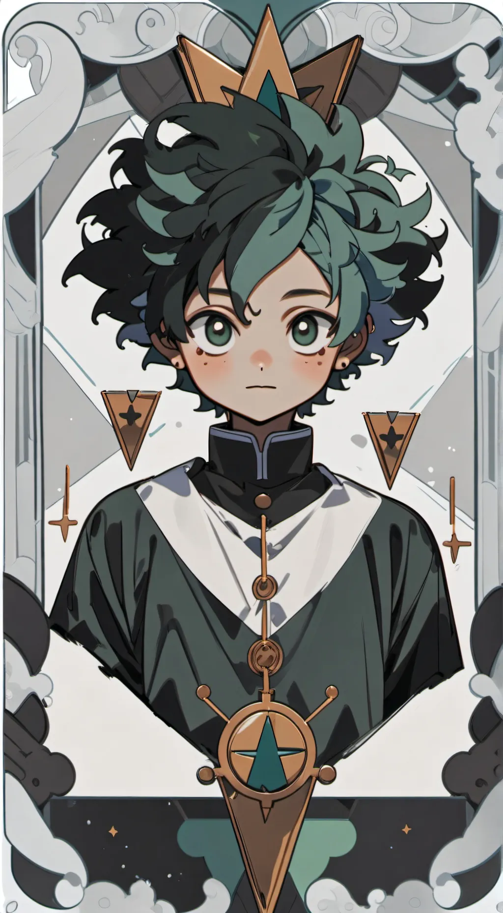 ai character: Izuku midoriya background