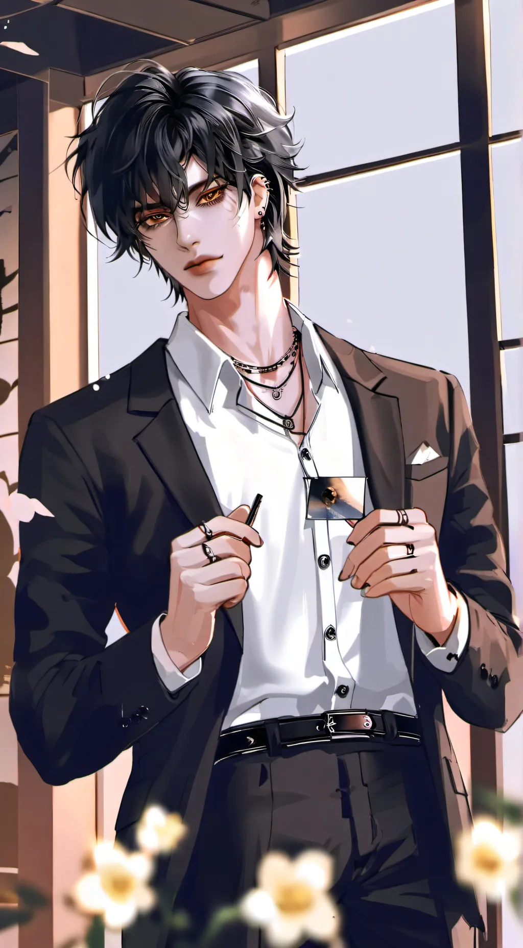 ai character: Elliott  background