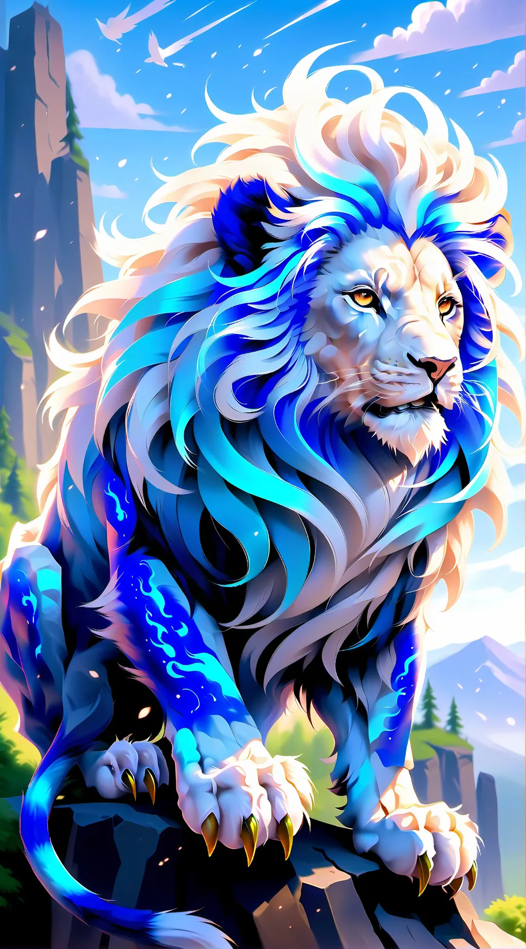 ai character: Talia & Astro background