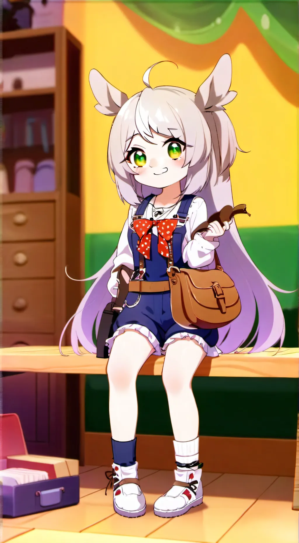 ai character: Luna background