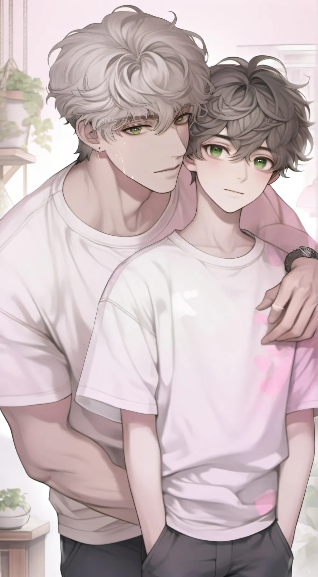 ai character: Frances & Vincent  background