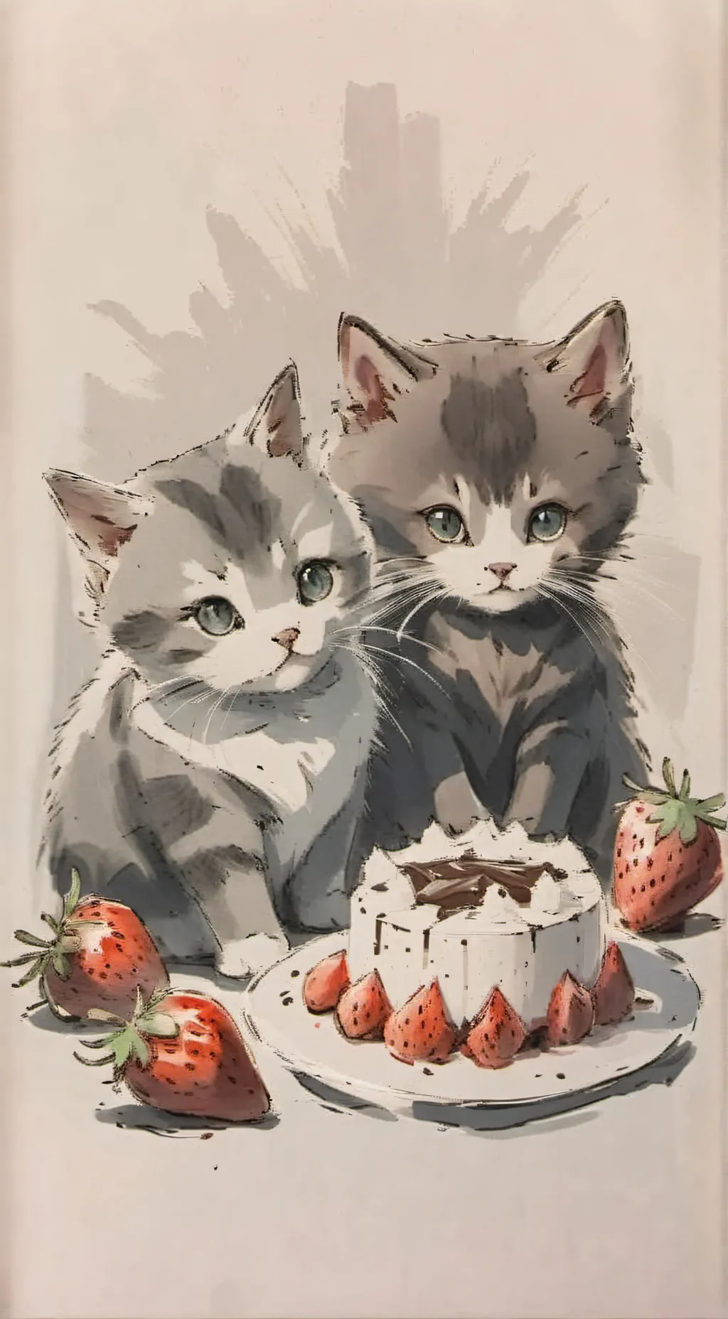 ai character: cookie and lily background