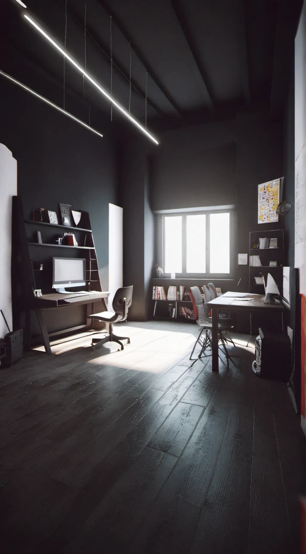 ai character: HB school  background