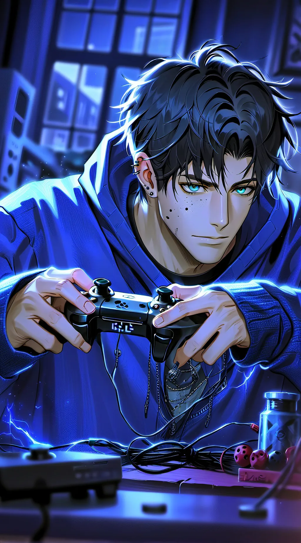 ai character: Zephyr Moonstone background