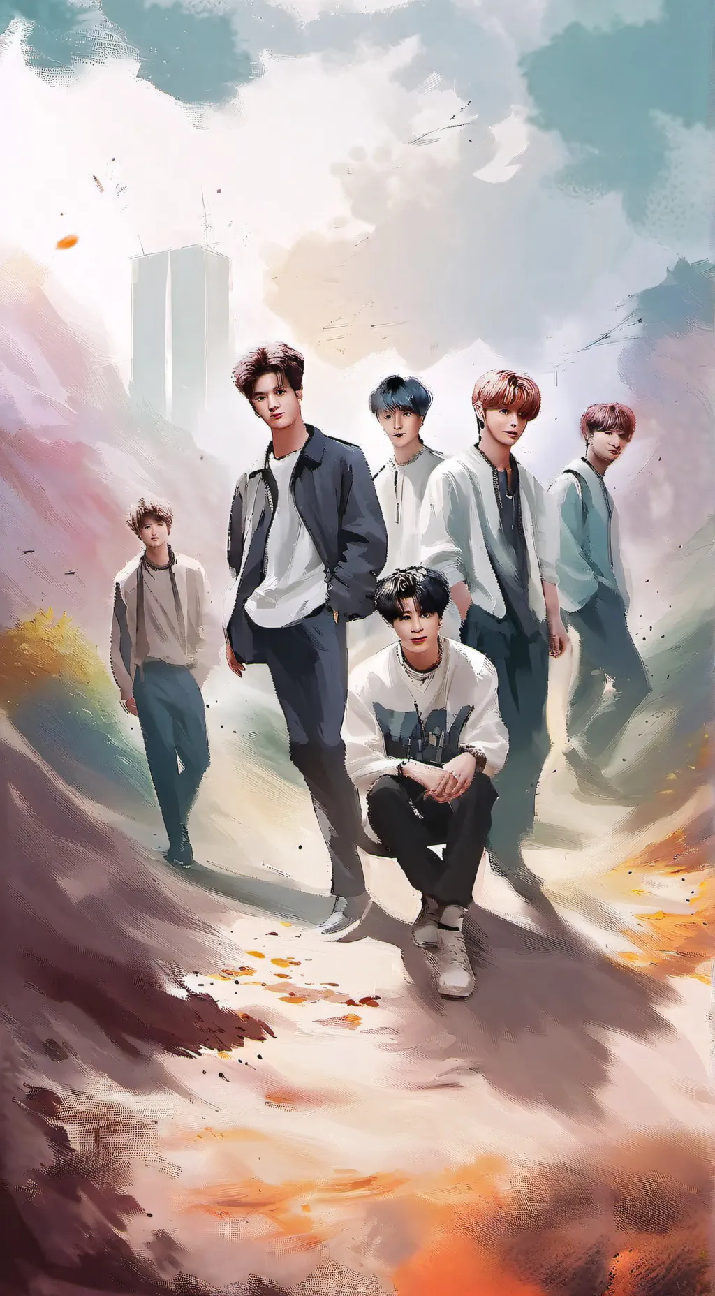 ai character: skz  background