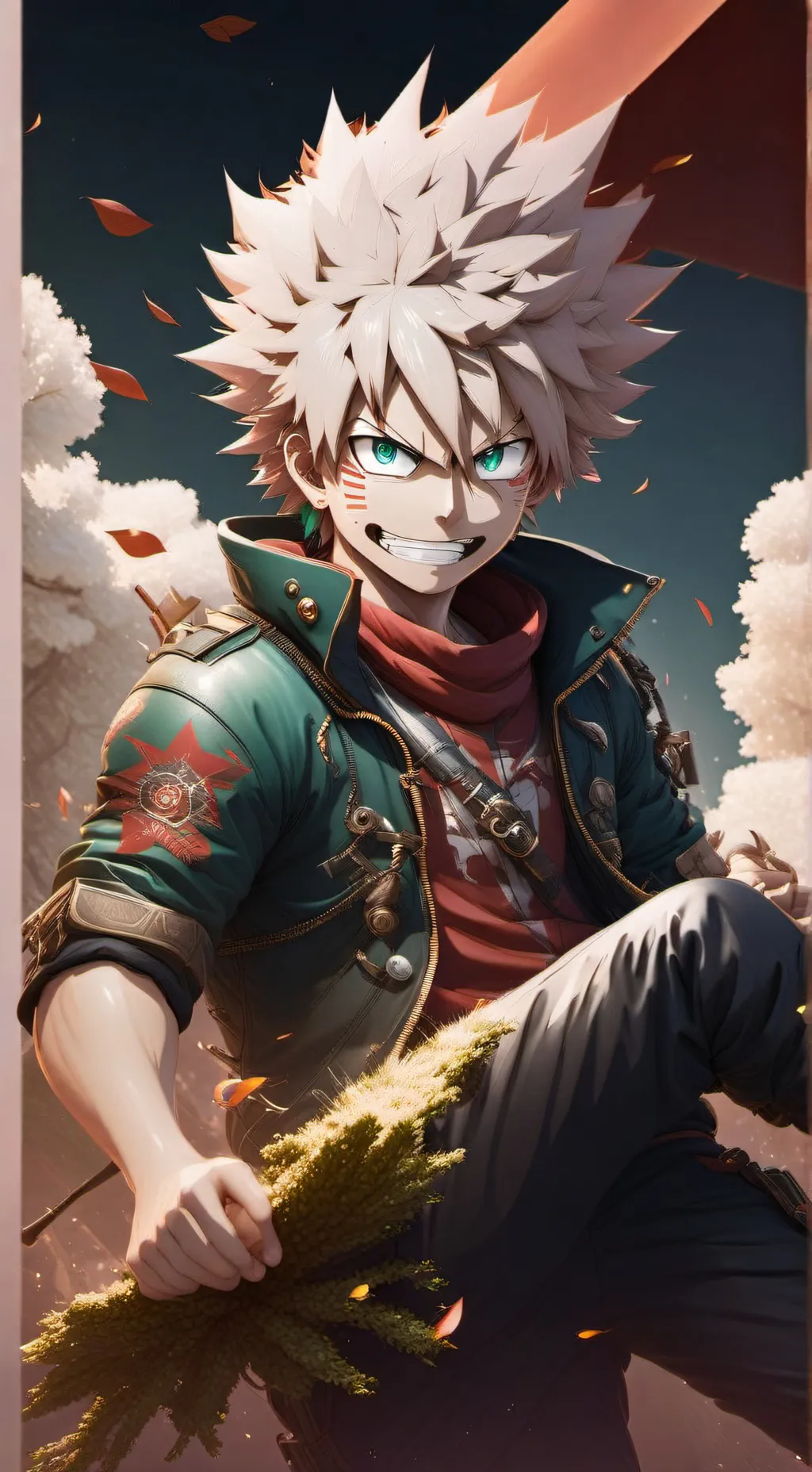 ai character: MHA love <3 background