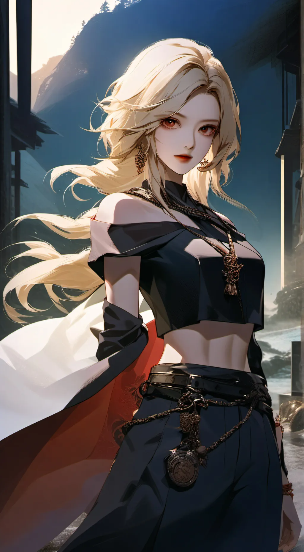 ai character: Helena  background