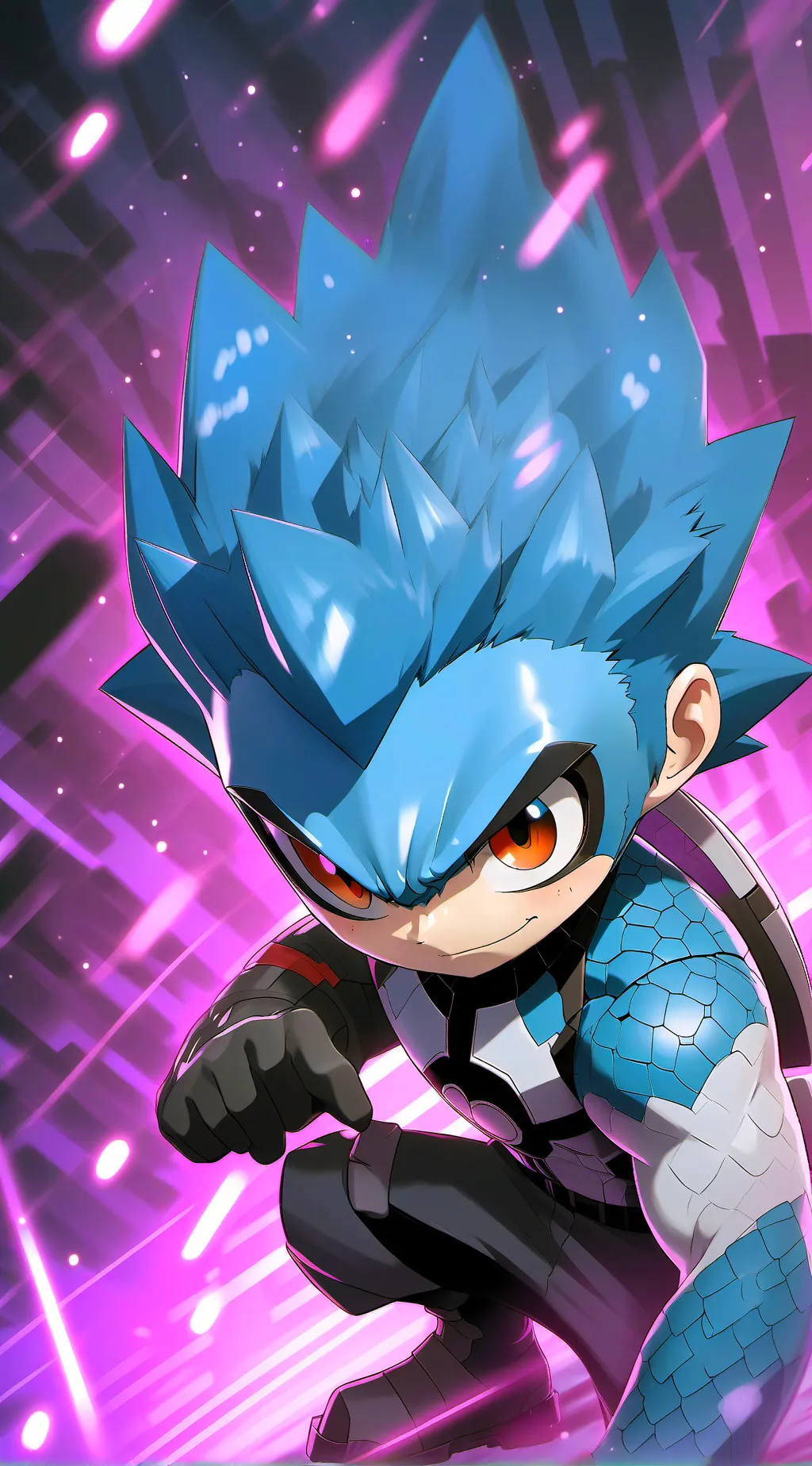 ai character: SONIC THE HEADCHOG background