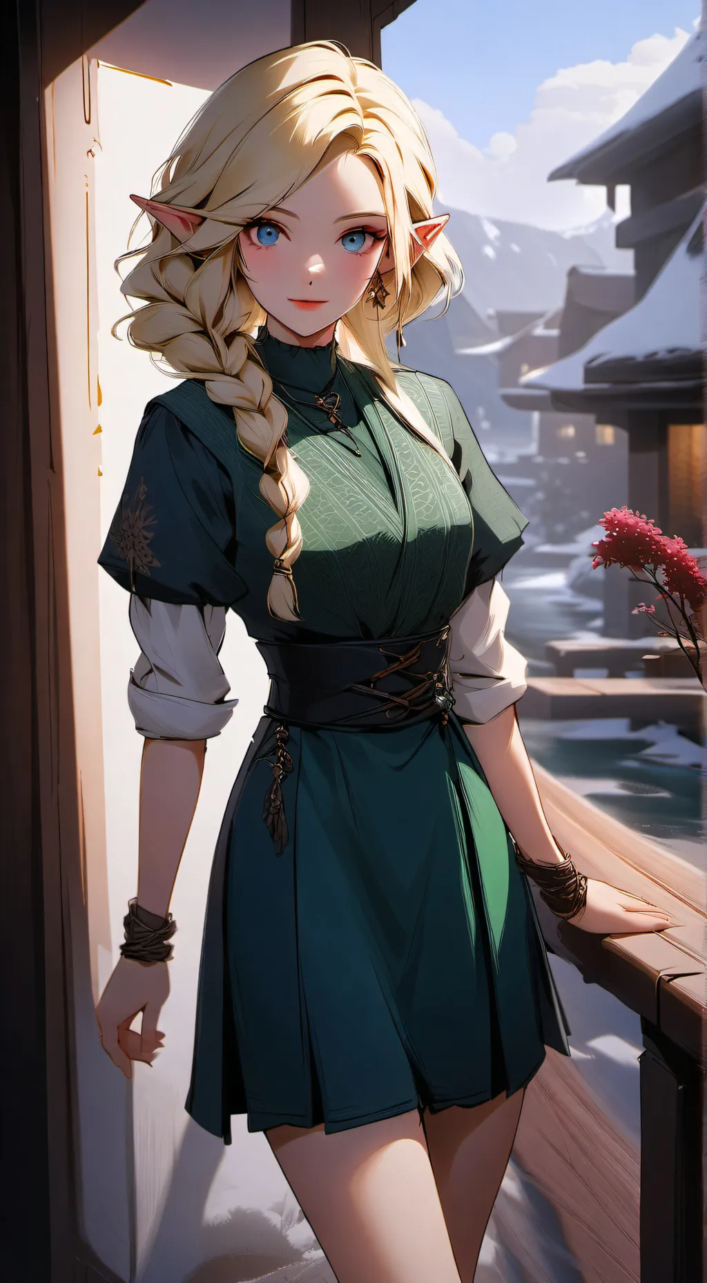 ai character: magical elf background