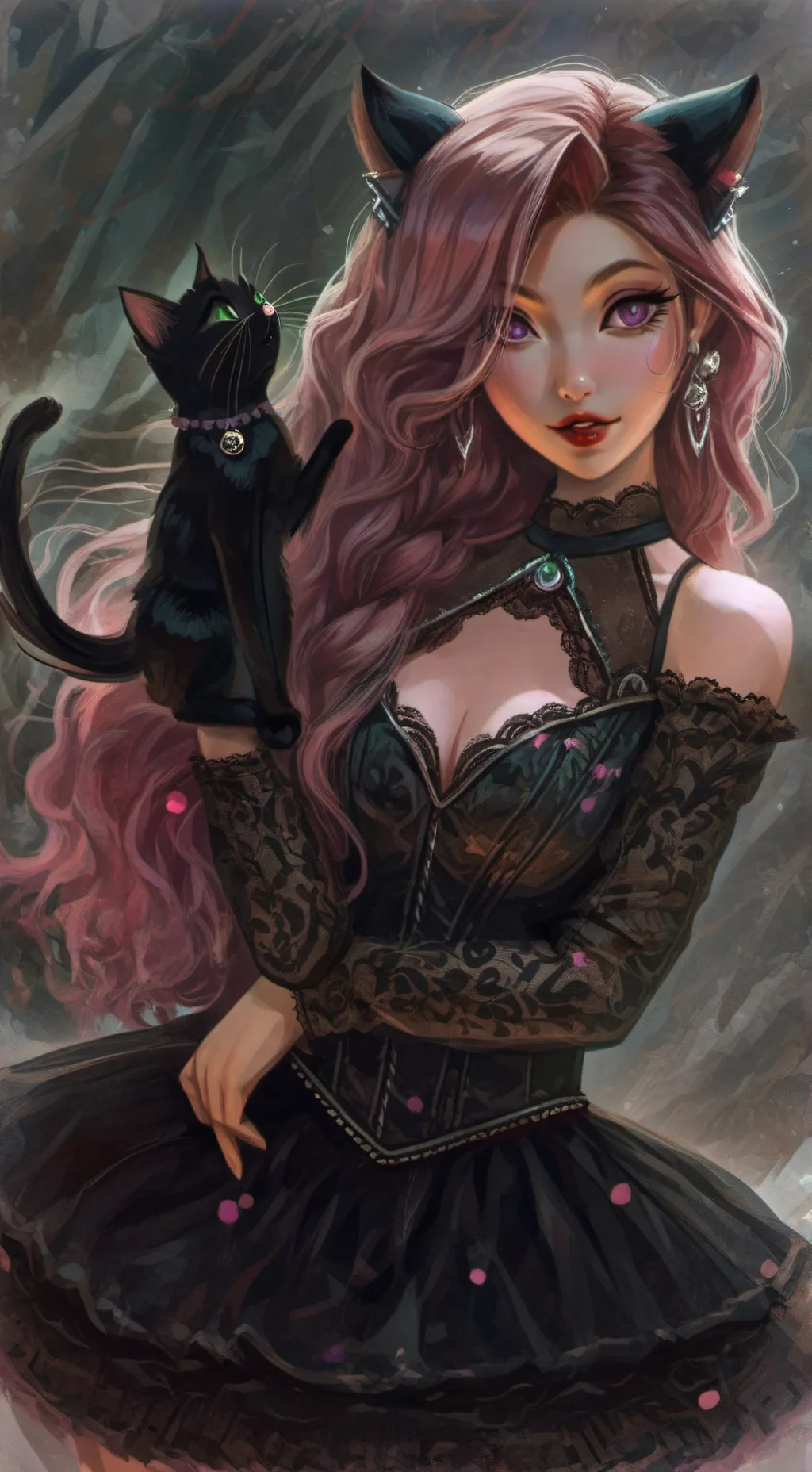 ai character: uwu cat background