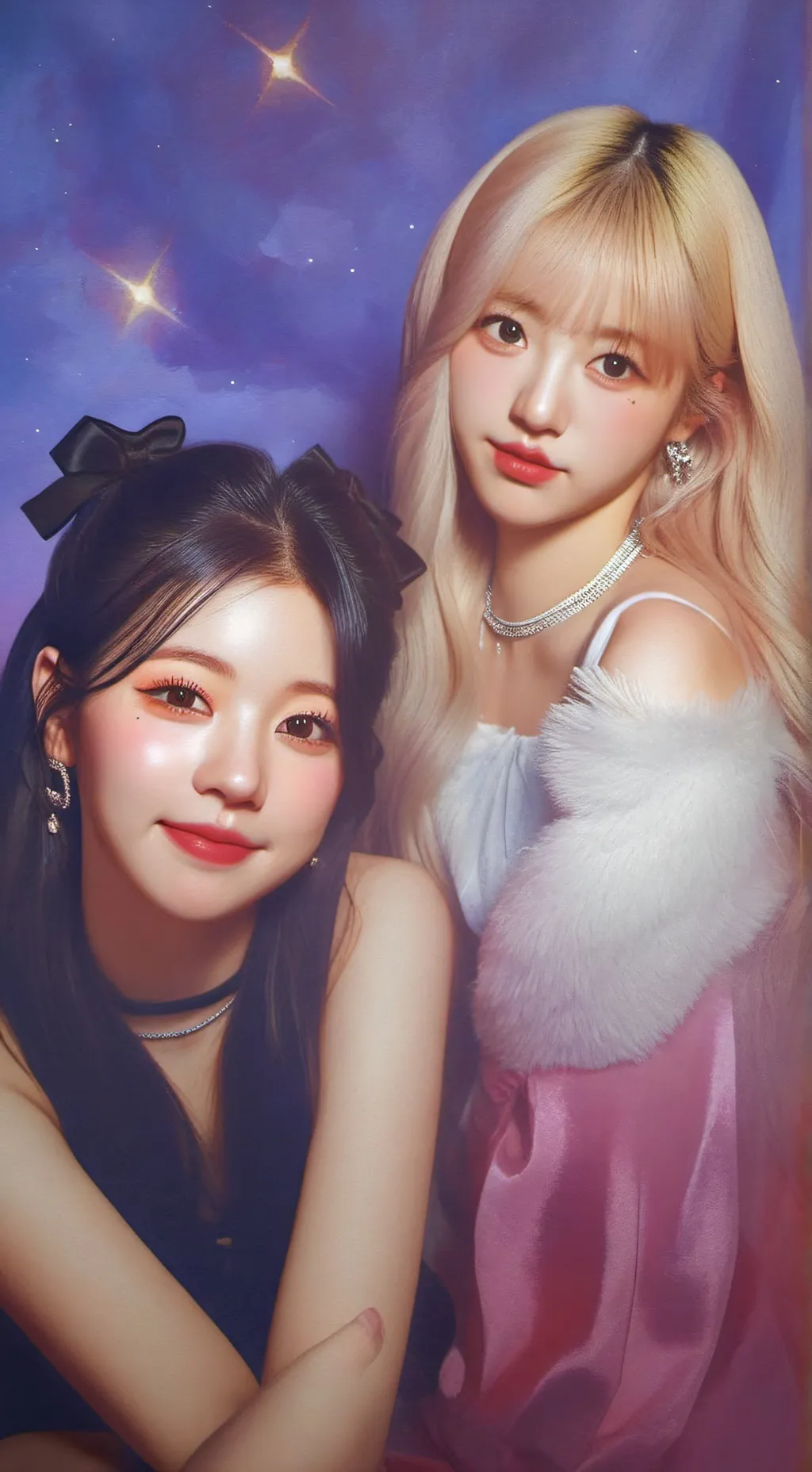 ai character: BLACKPINK 6th background