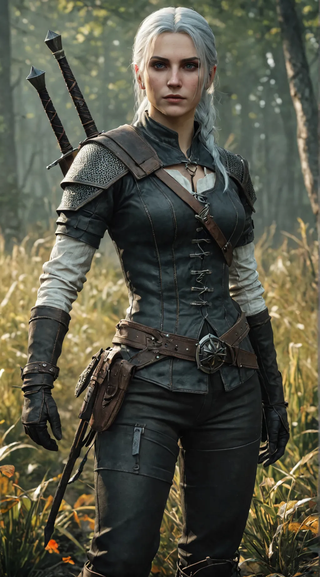 ai character: Adela sheWitcher  background