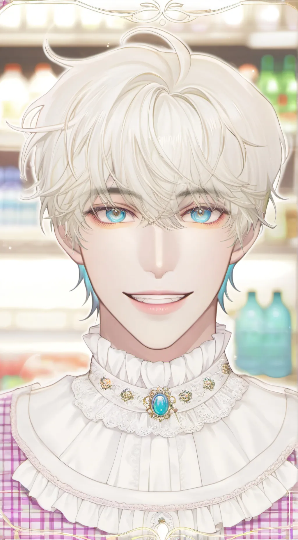 ai character: bakugo  background