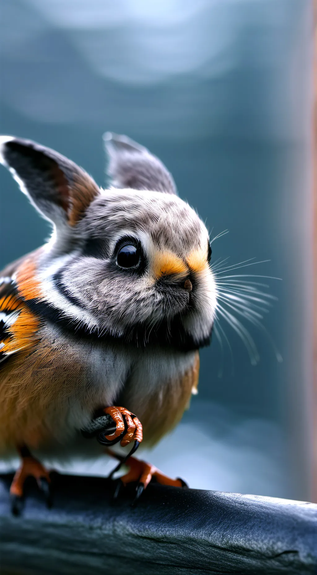 ai character: Chicken-birb background