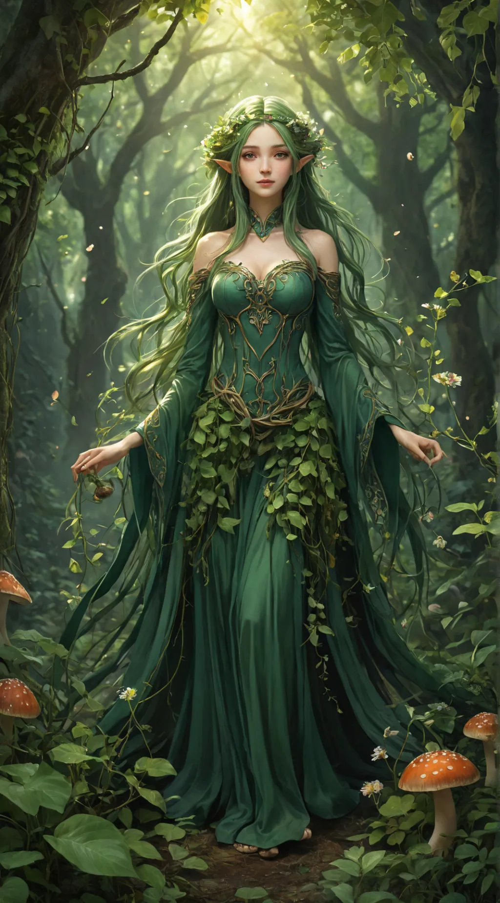 ai character: Elowen background