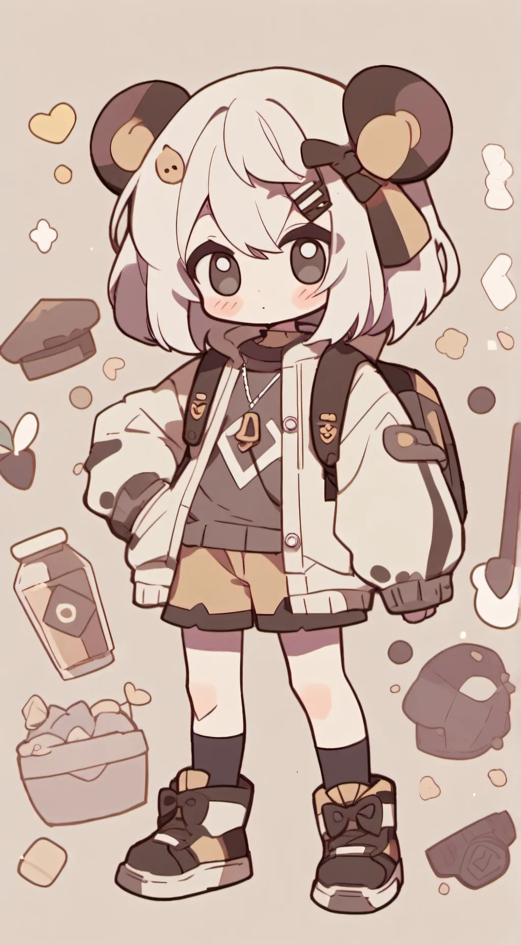 ai character: Mha lida background