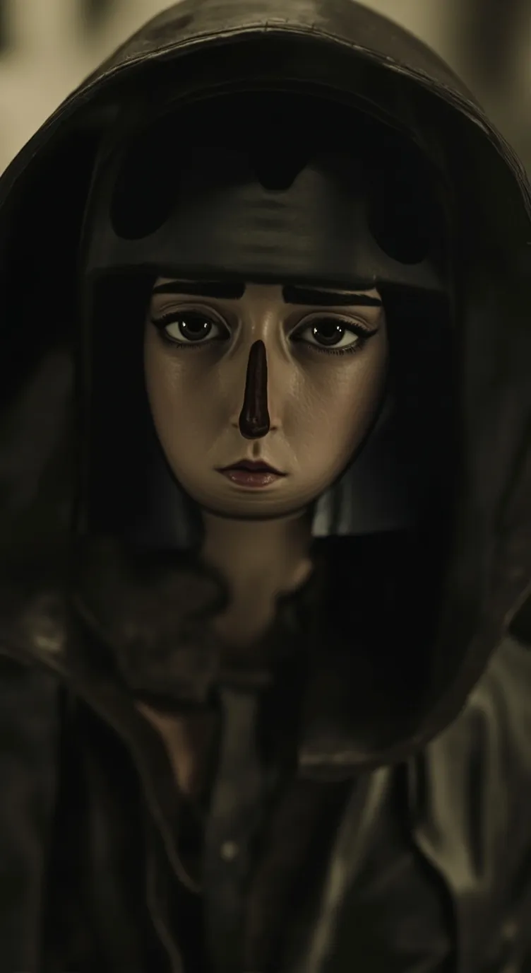 ai character: terror analogico background