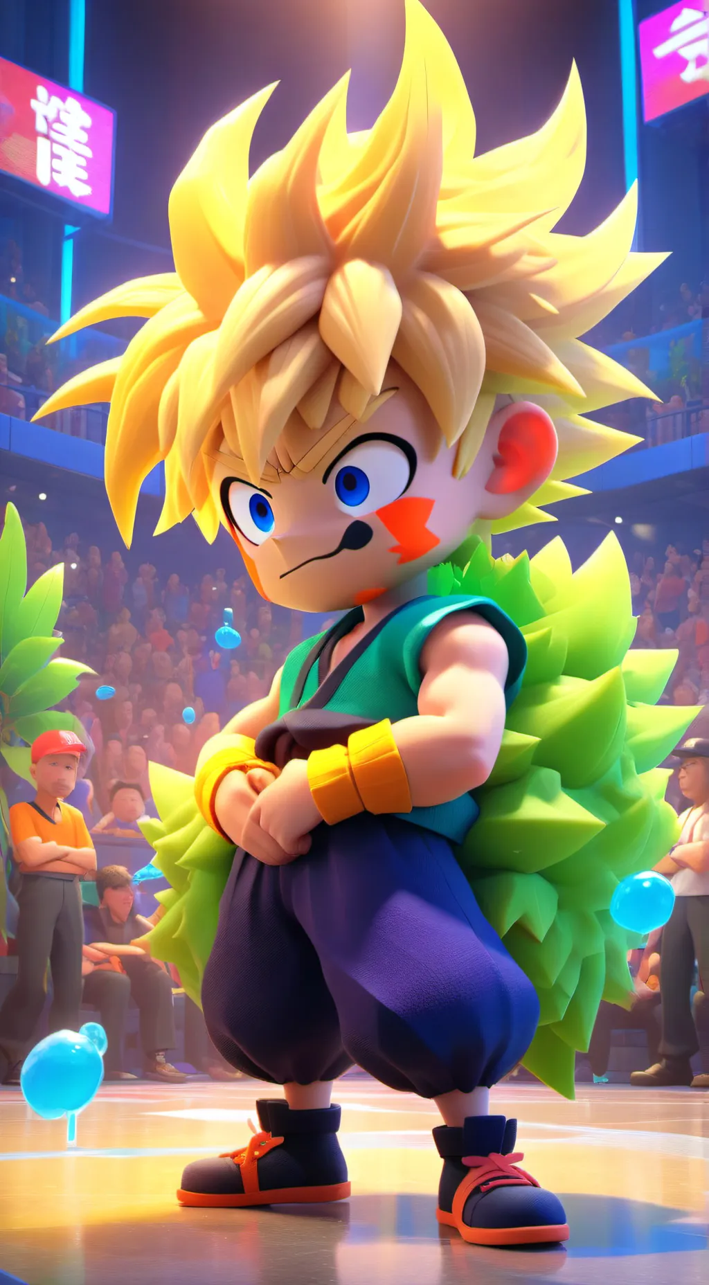 ai character: Bakugo cheated?!! background